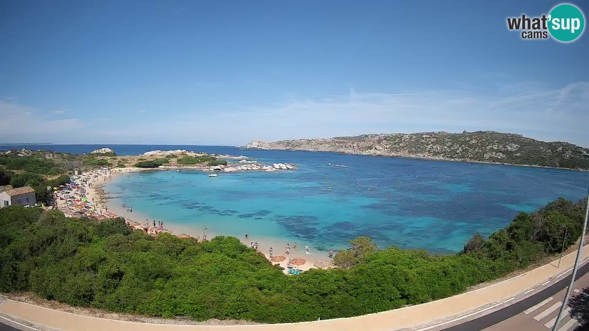 Webcam Rena di Levante – Live View from Capo Testa