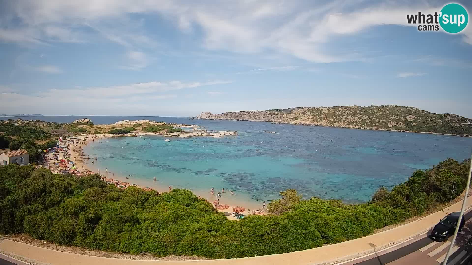 Webcam Rena di Levante – Live View from Capo Testa