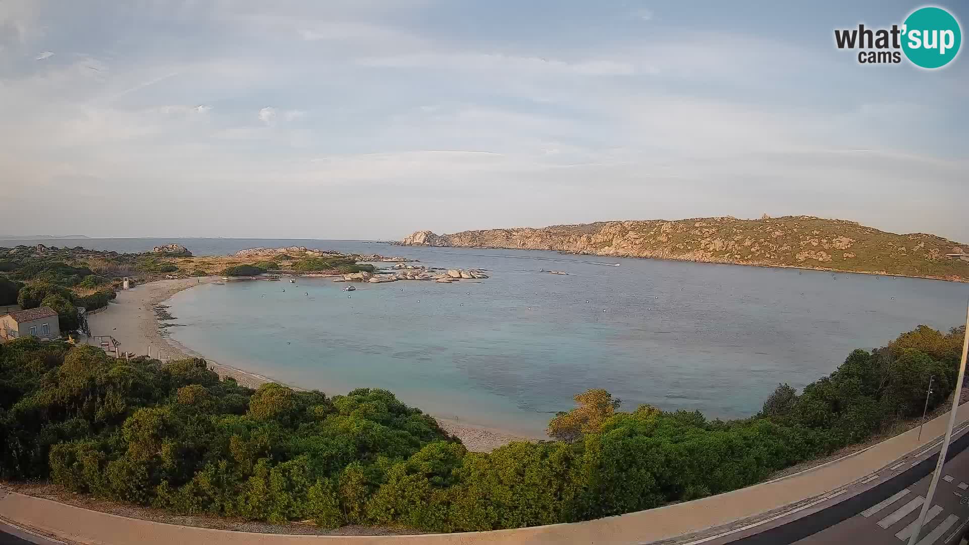 Webcam Rena di Levante – Live View from Capo Testa