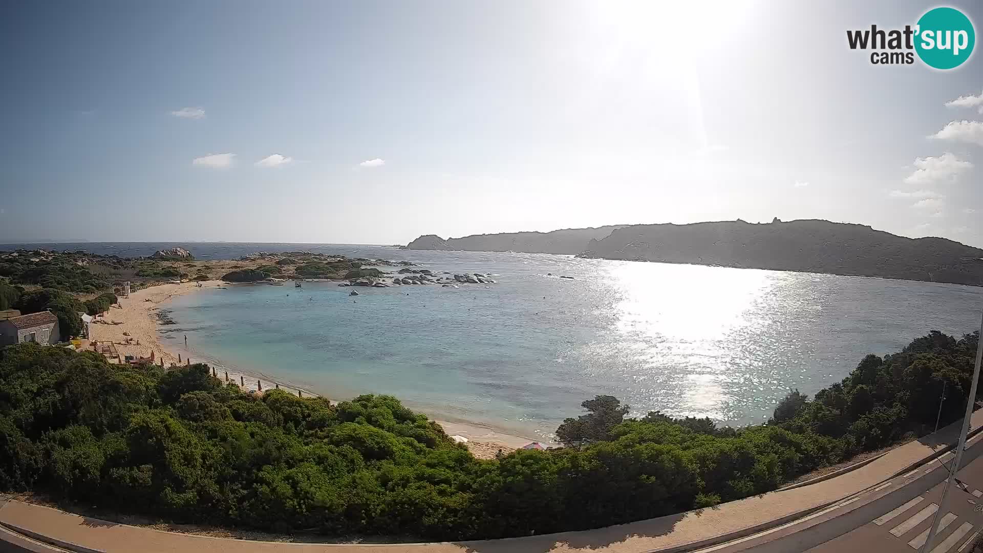 Webcam Rena di Levante – Live View from Capo Testa