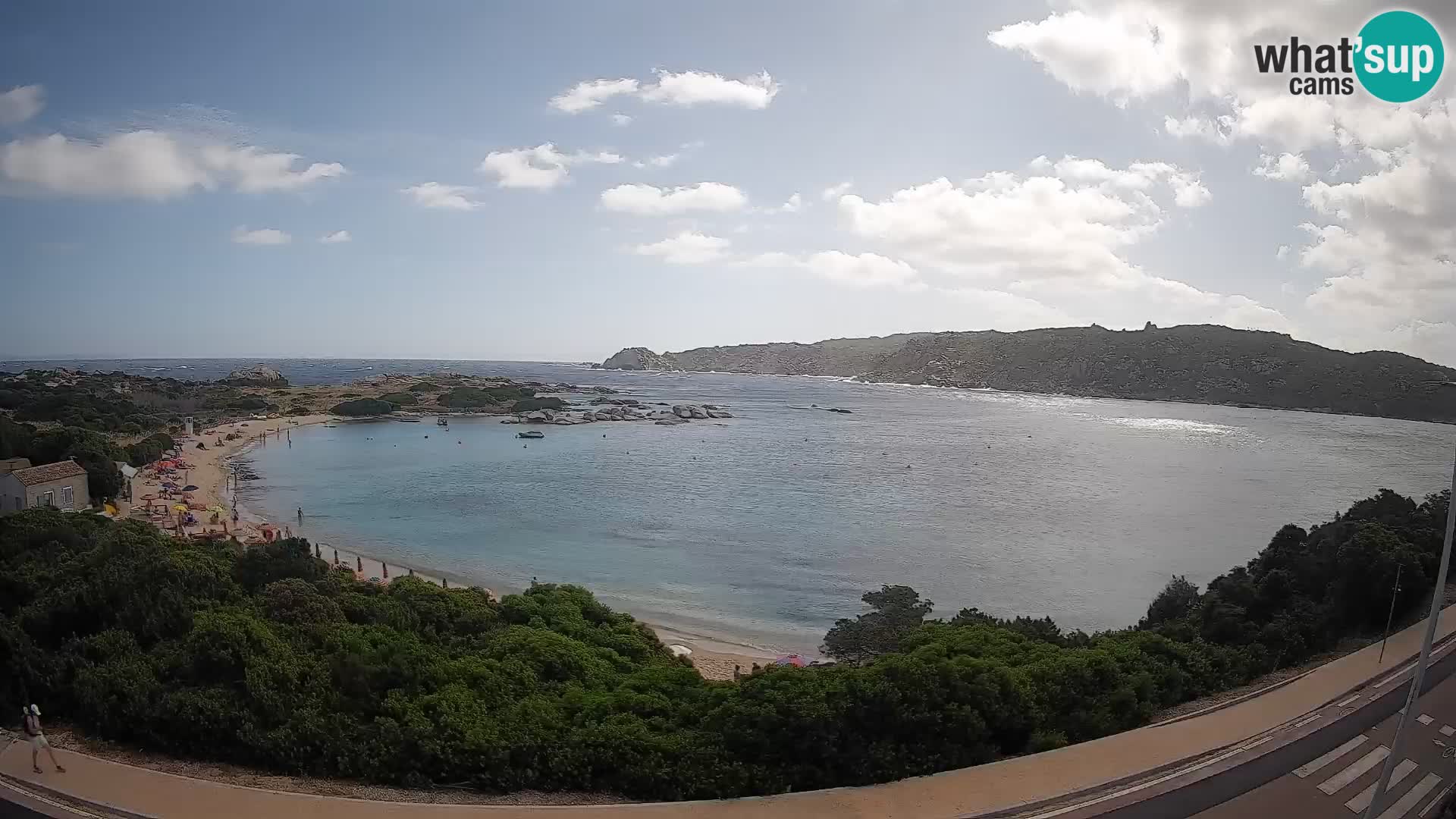 Webcam Rena di Levante – Live View from Capo Testa