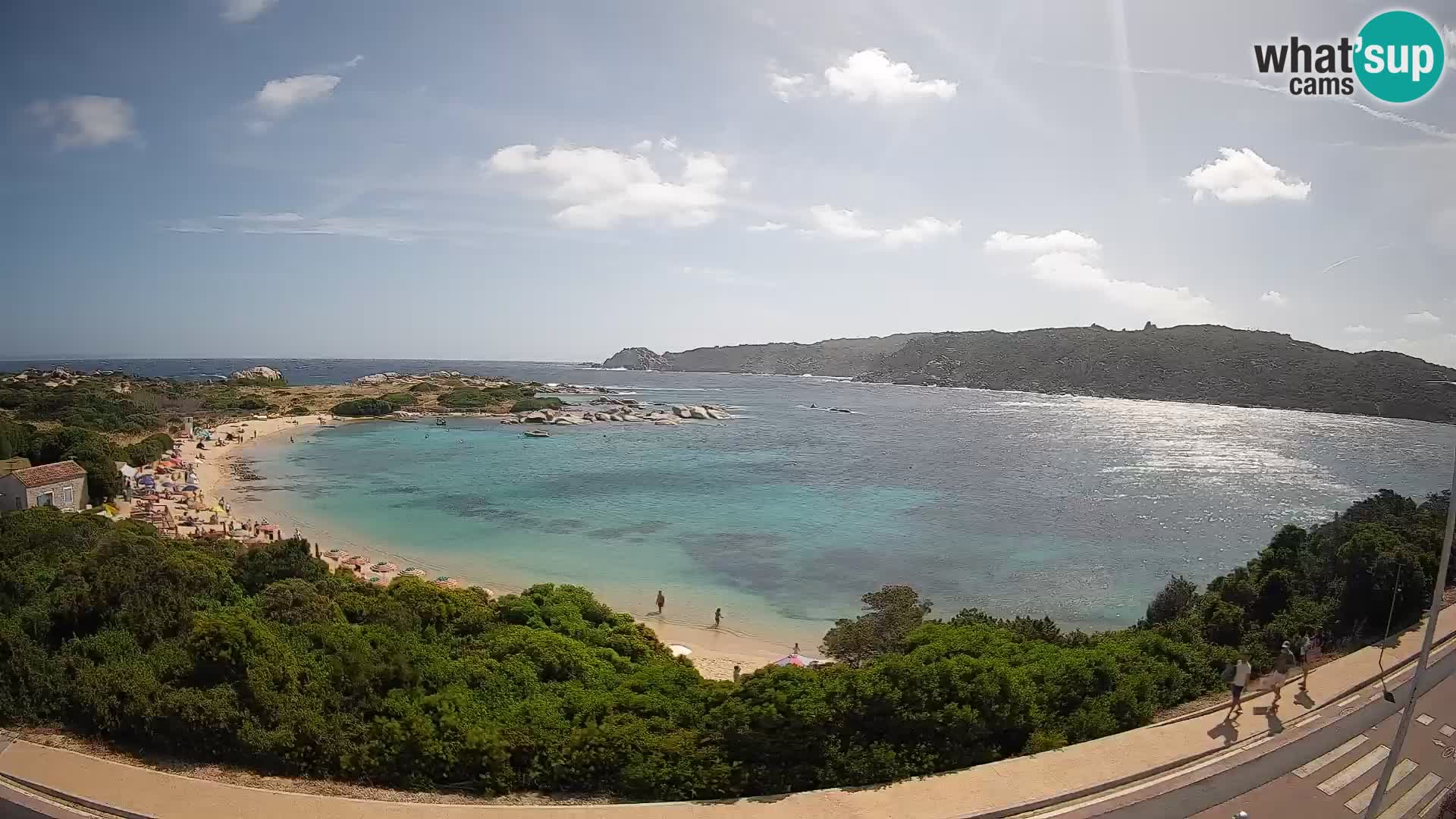 Webcam Rena di Levante – Live View from Capo Testa