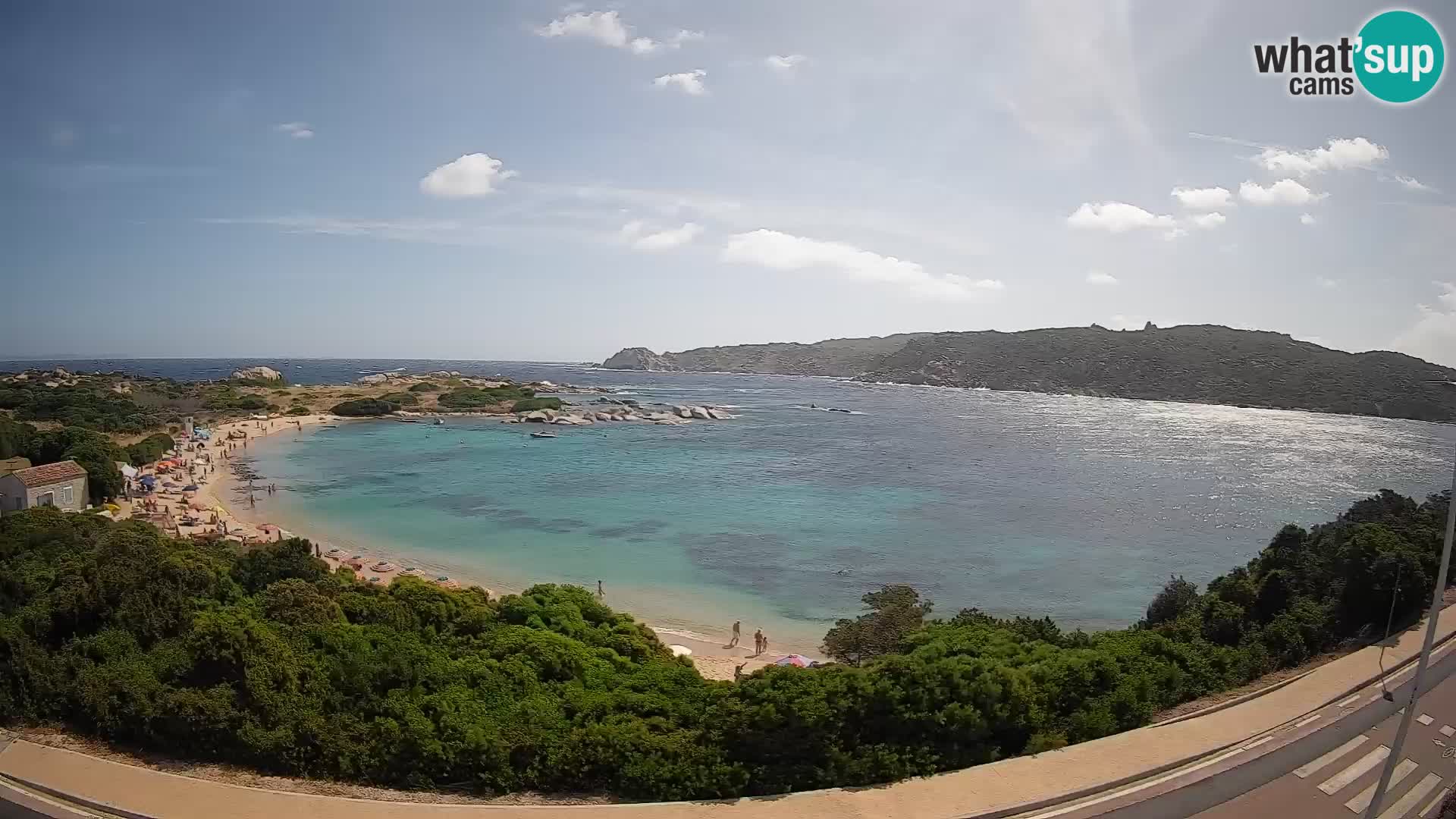 Webcam Rena di Levante – Live View from Capo Testa