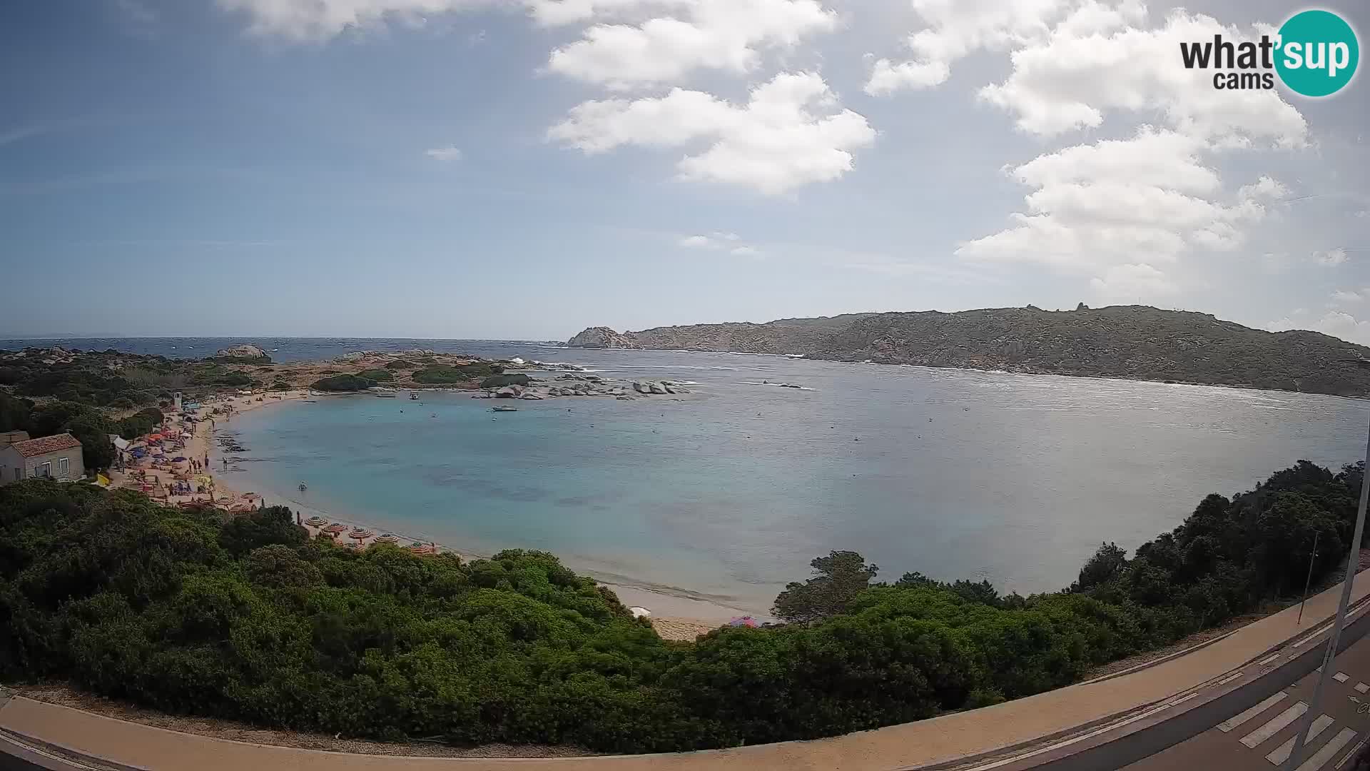 Webcam Rena di Levante – Live View from Capo Testa