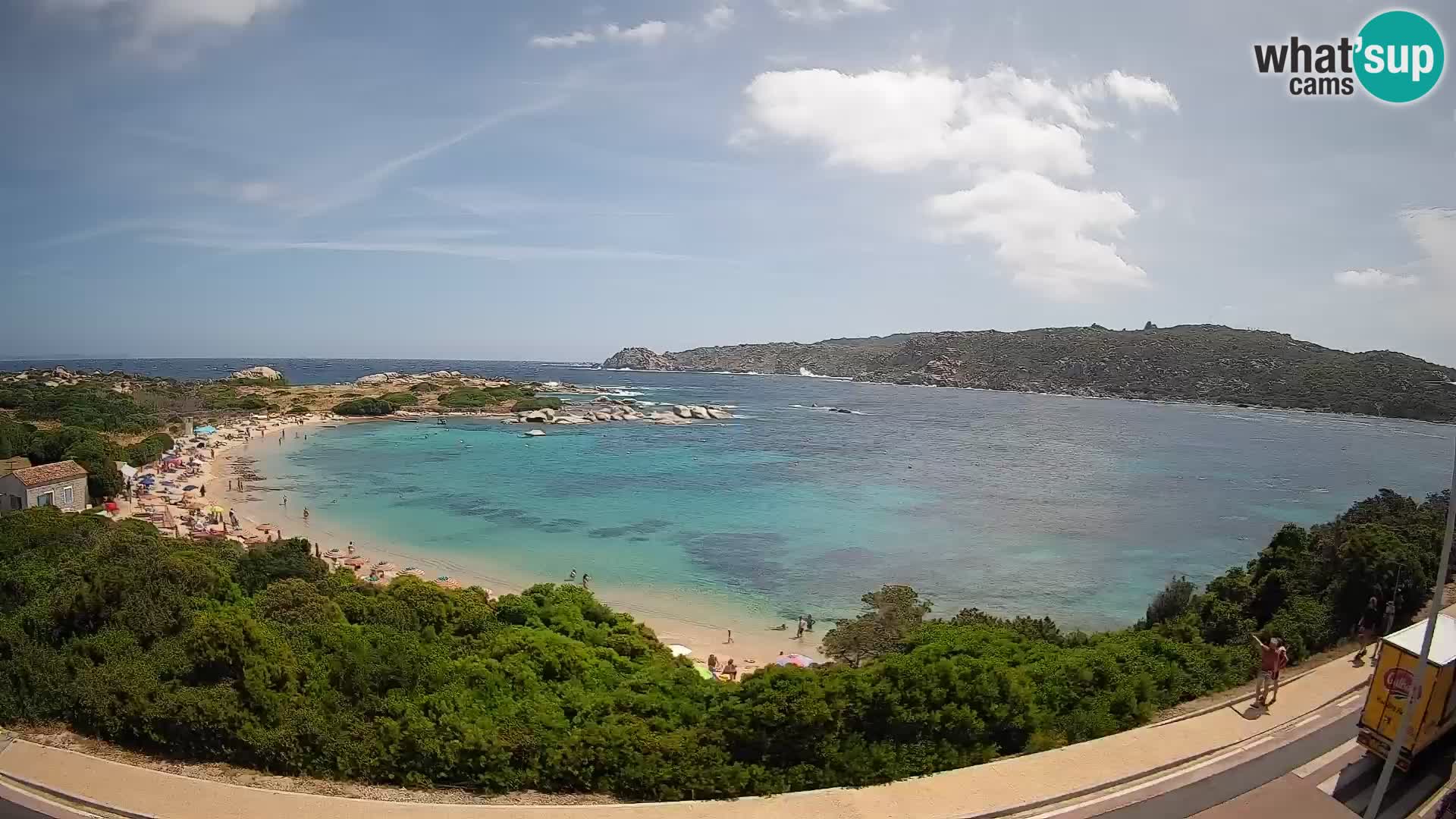 Webcam Rena di Levante – Live View from Capo Testa