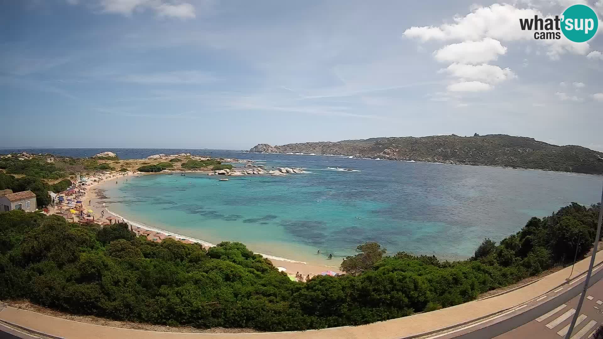 Webcam Rena di Levante – Live View from Capo Testa