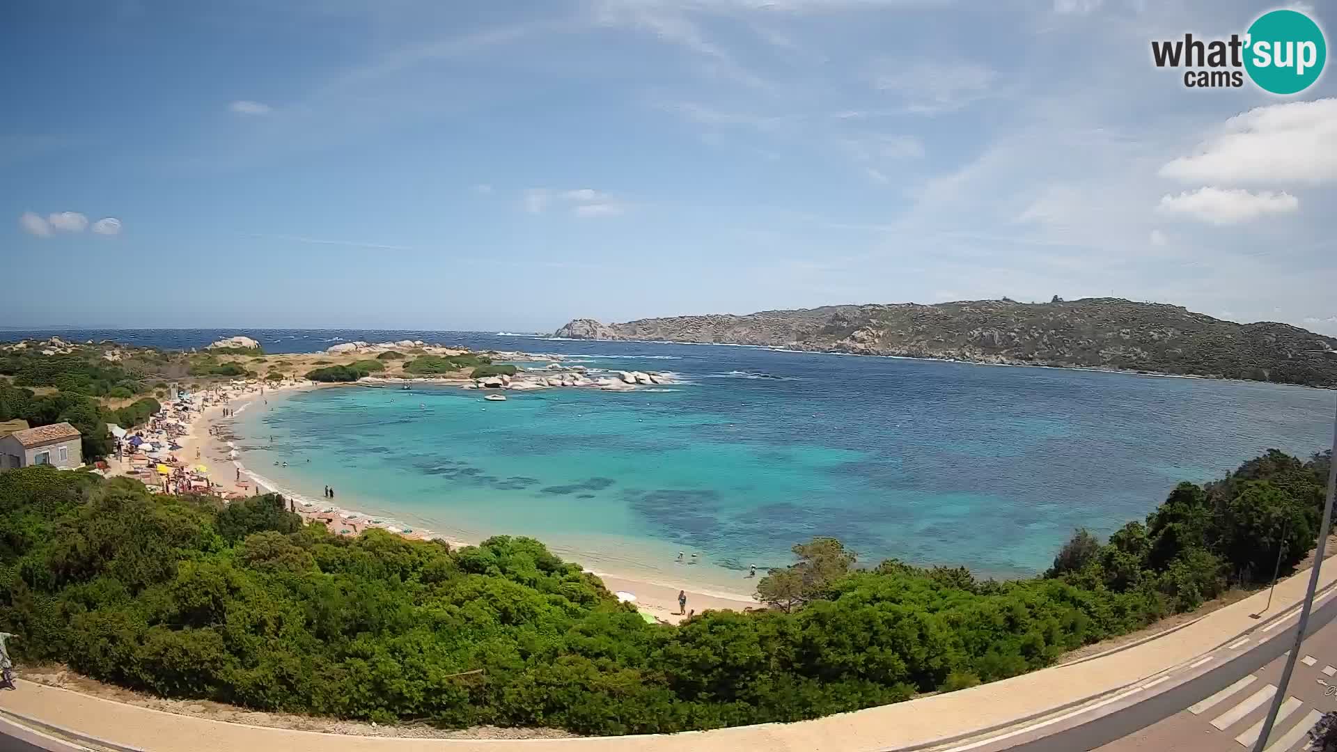 Webcam Rena di Levante – Live View from Capo Testa