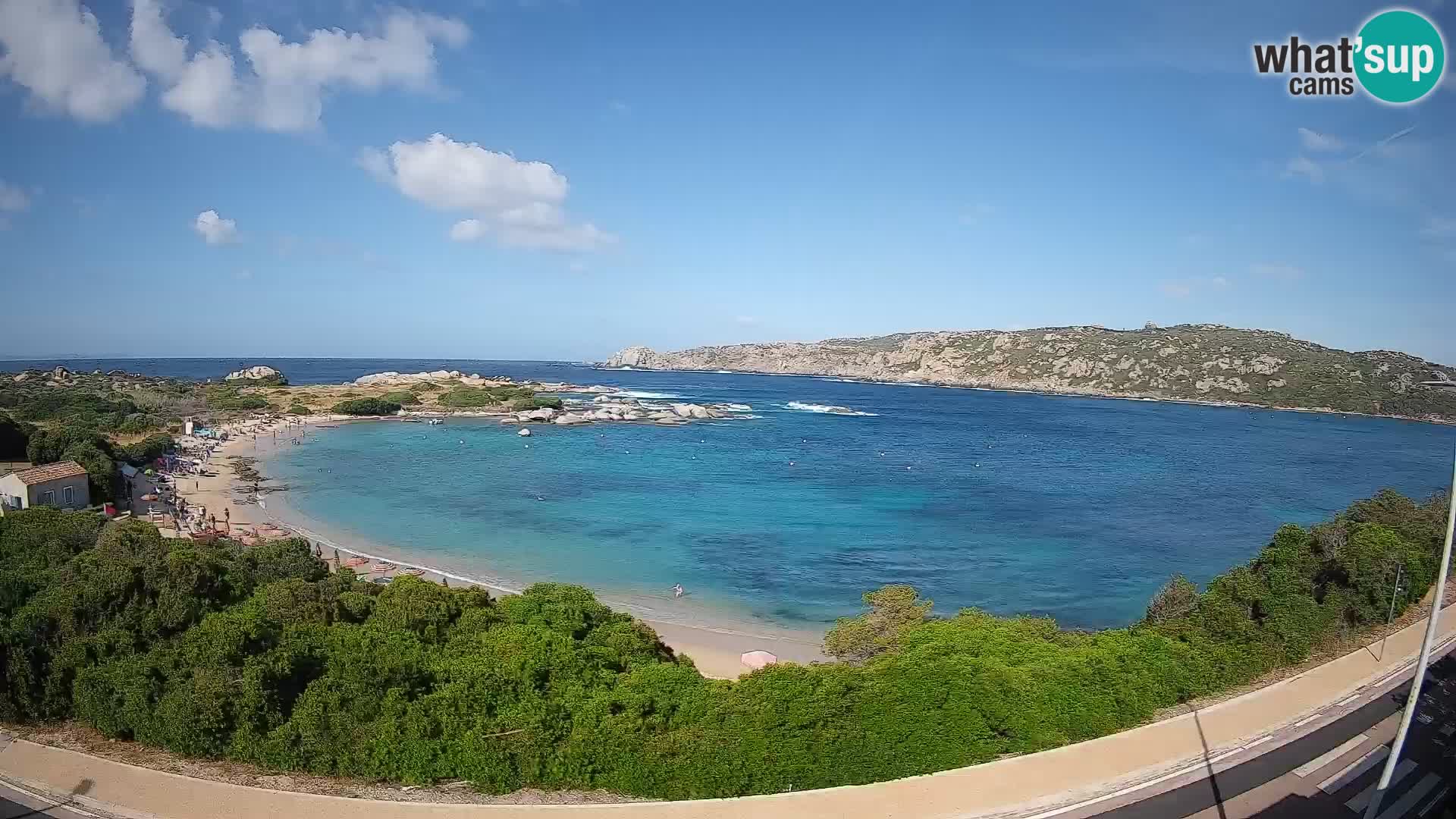 Webcam Rena di Levante – Live View from Capo Testa