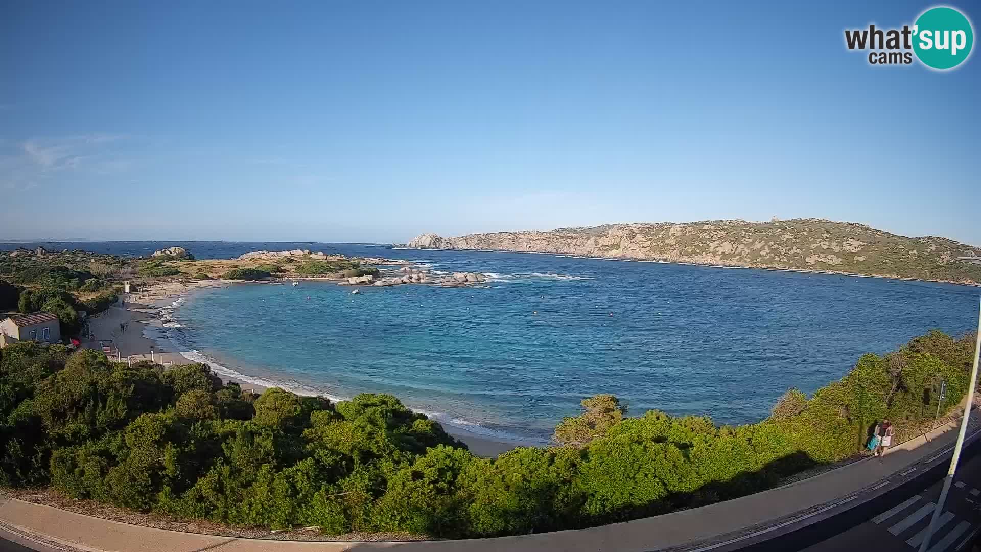 Spletna kamera Rena di Levante – Pogled v živo na Capo Testa
