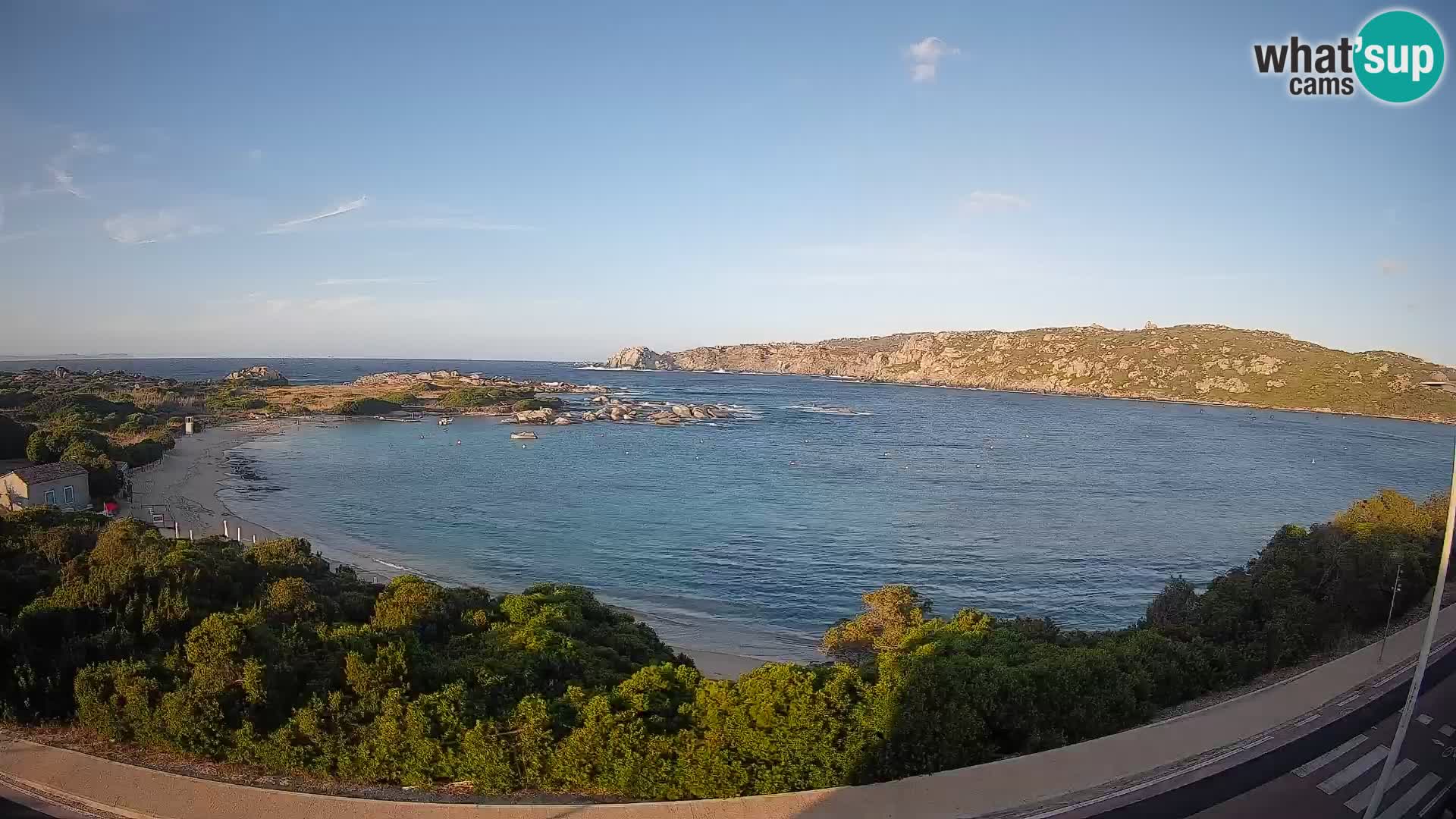 Webcam Rena di Levante – Live View from Capo Testa