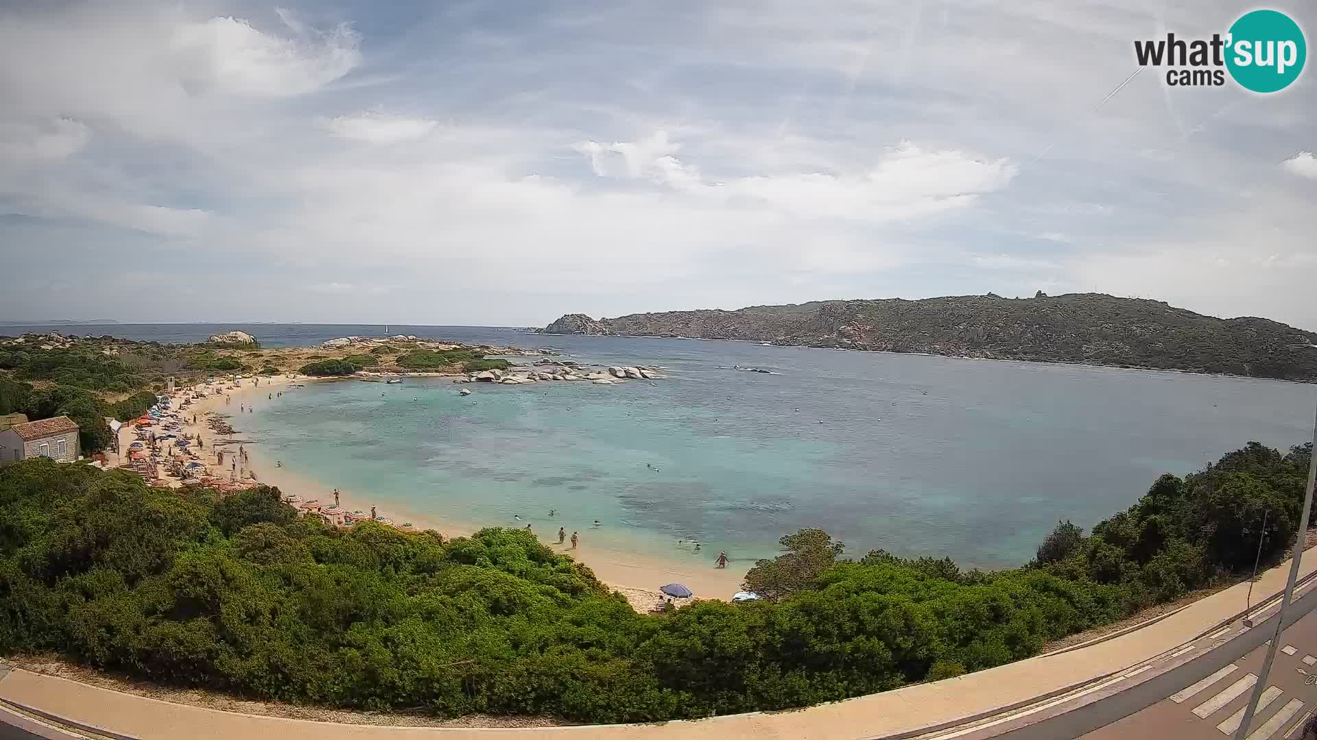 Webcam Rena di Levante – Live View from Capo Testa