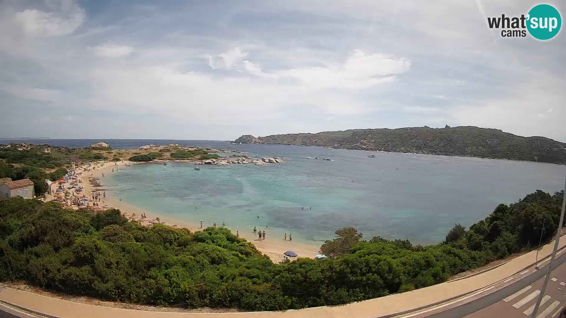 Web kamera Rena di Levante – Pogled uživo s Capo Testa