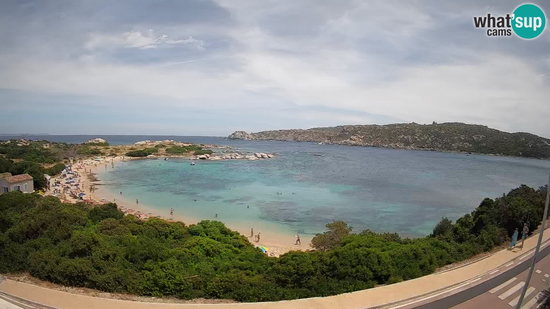 Webcam Rena di Levante – Live View from Capo Testa