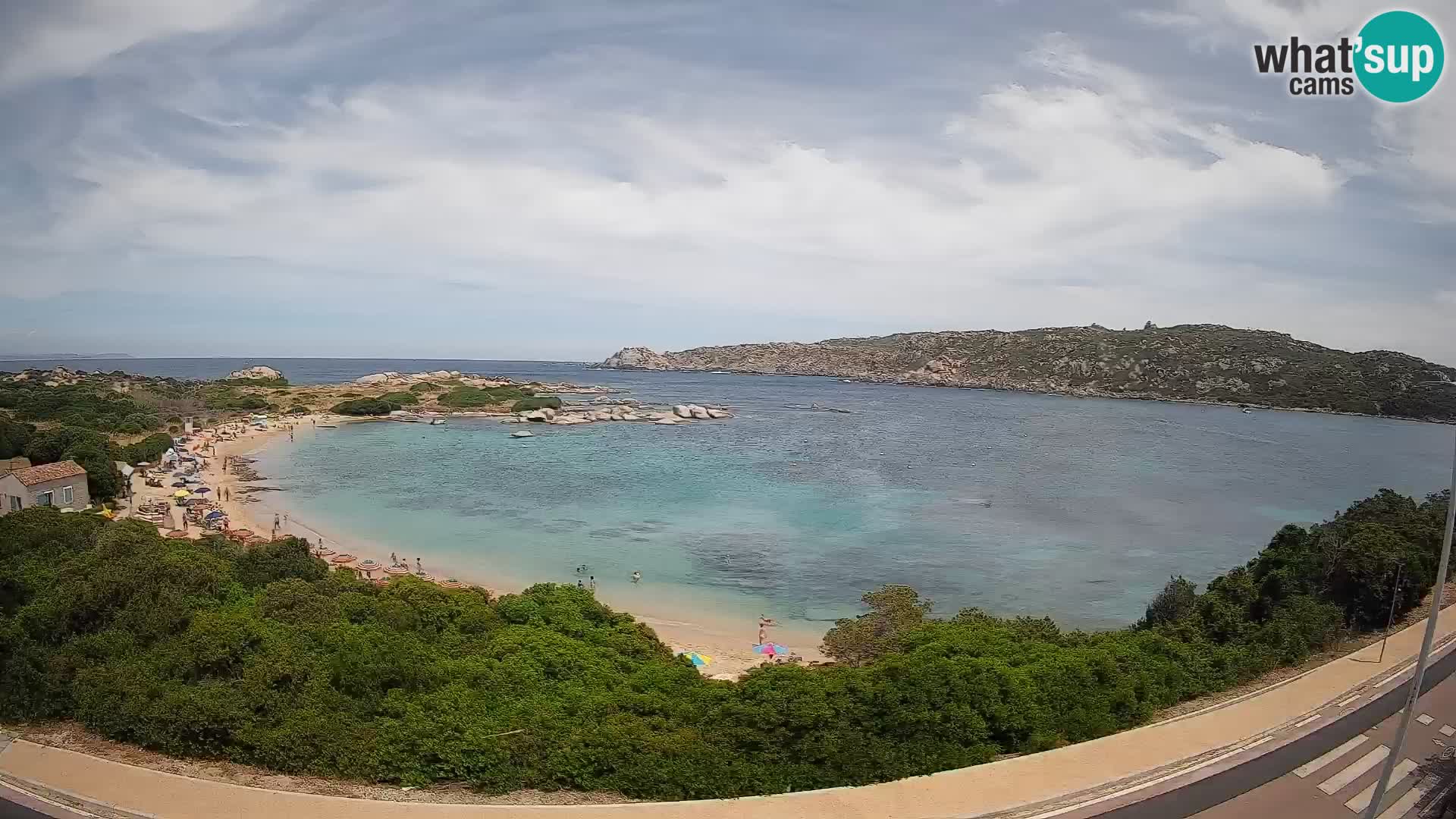 Webcam Rena di Levante – Live View from Capo Testa