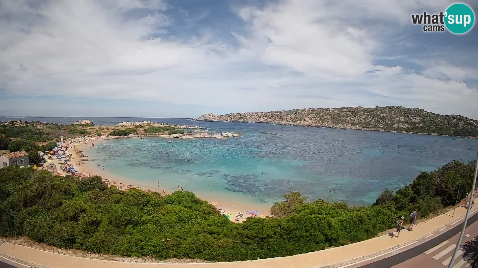 Webcam Rena di Levante – Live View from Capo Testa