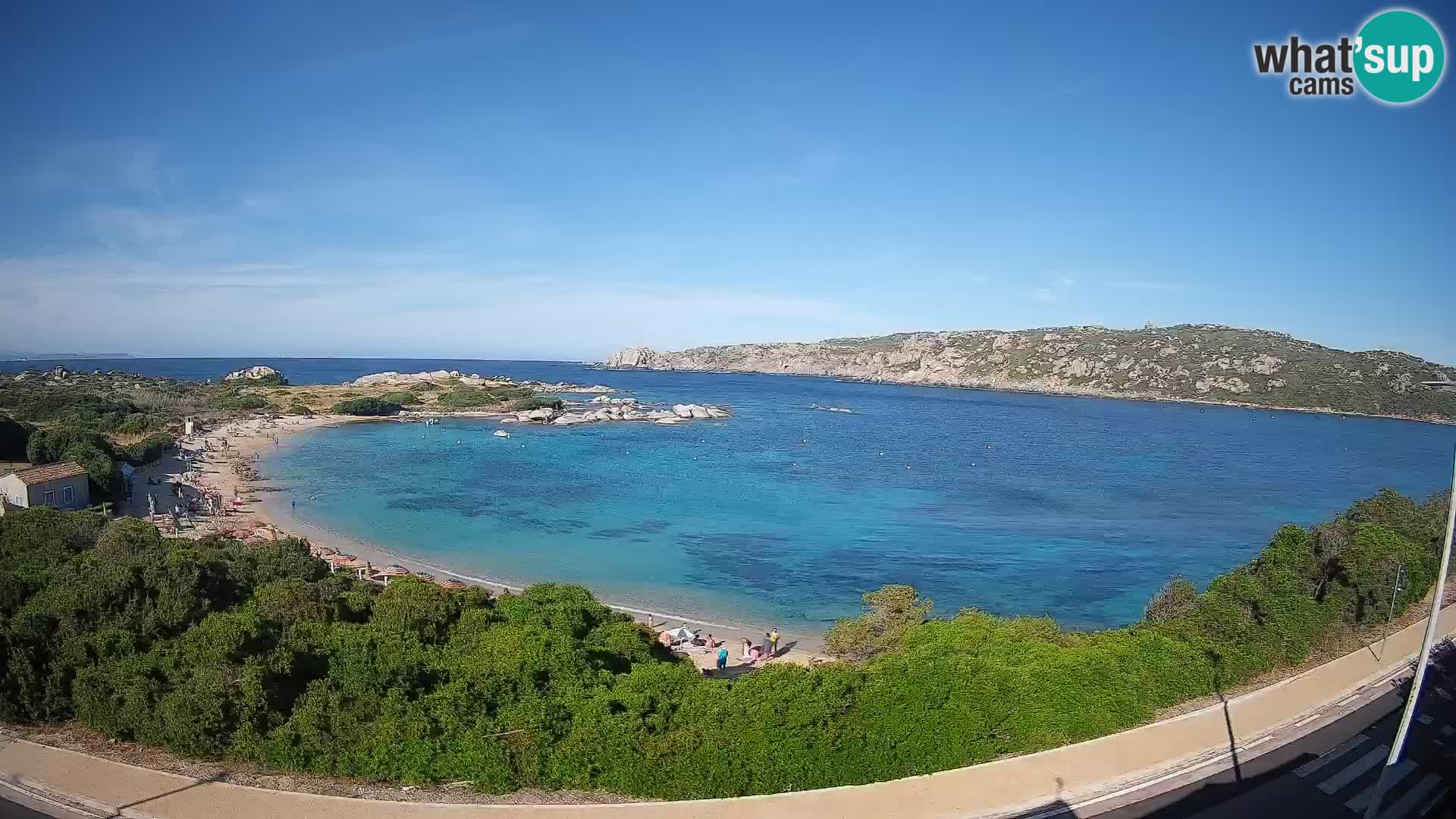 Webcam Rena di Levante – Live View from Capo Testa