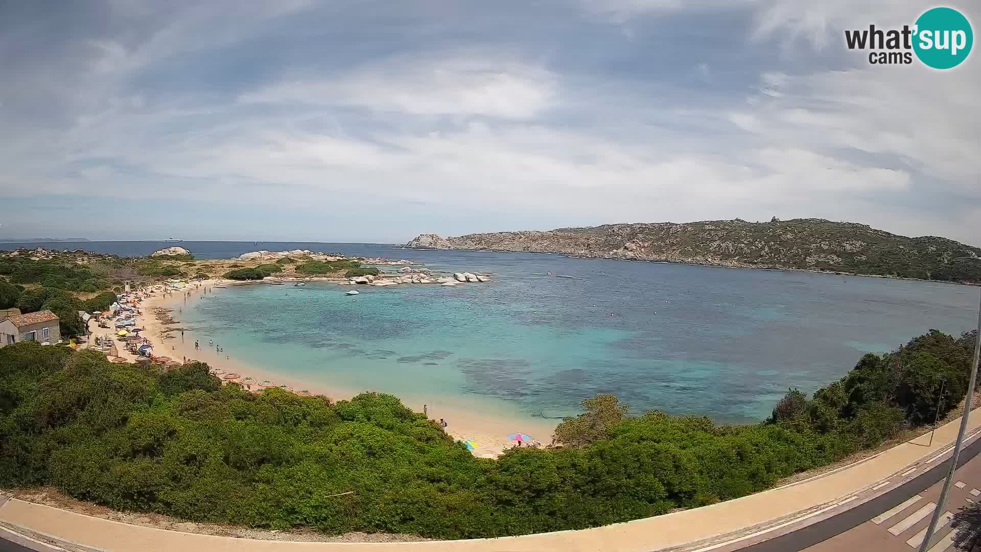 Webcam Rena di Levante – Live View from Capo Testa