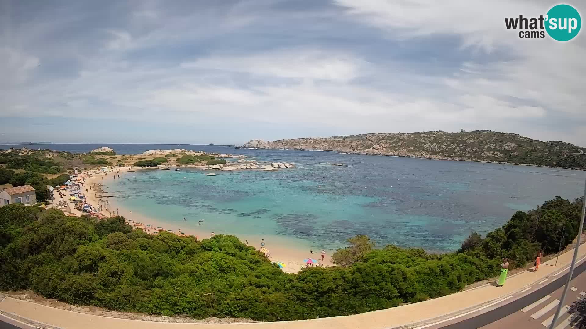 Webcam Rena di Levante – Live View from Capo Testa