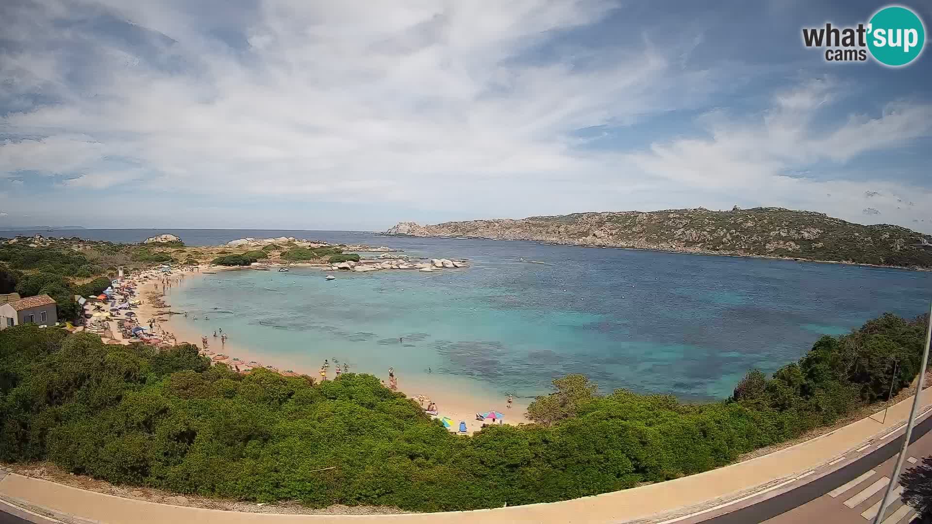 Webcam Rena di Levante – Live View from Capo Testa