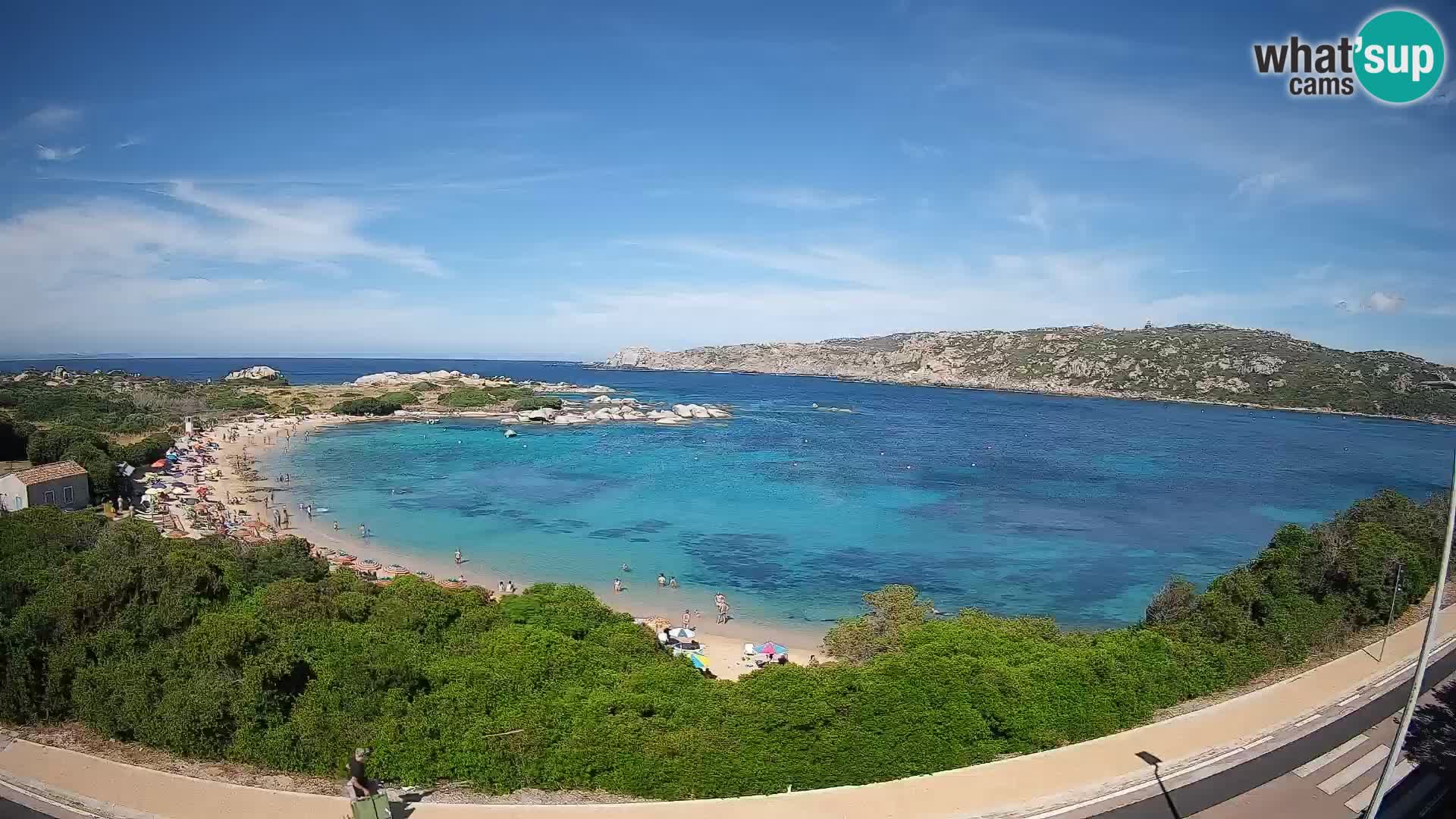 Web kamera Rena di Levante – Pogled uživo s Capo Testa