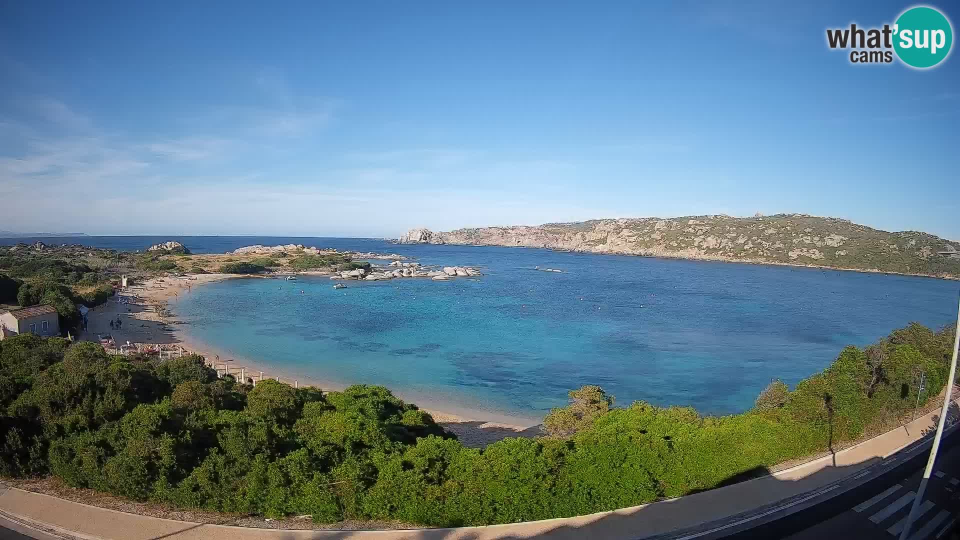 Web kamera Rena di Levante – Pogled uživo s Capo Testa