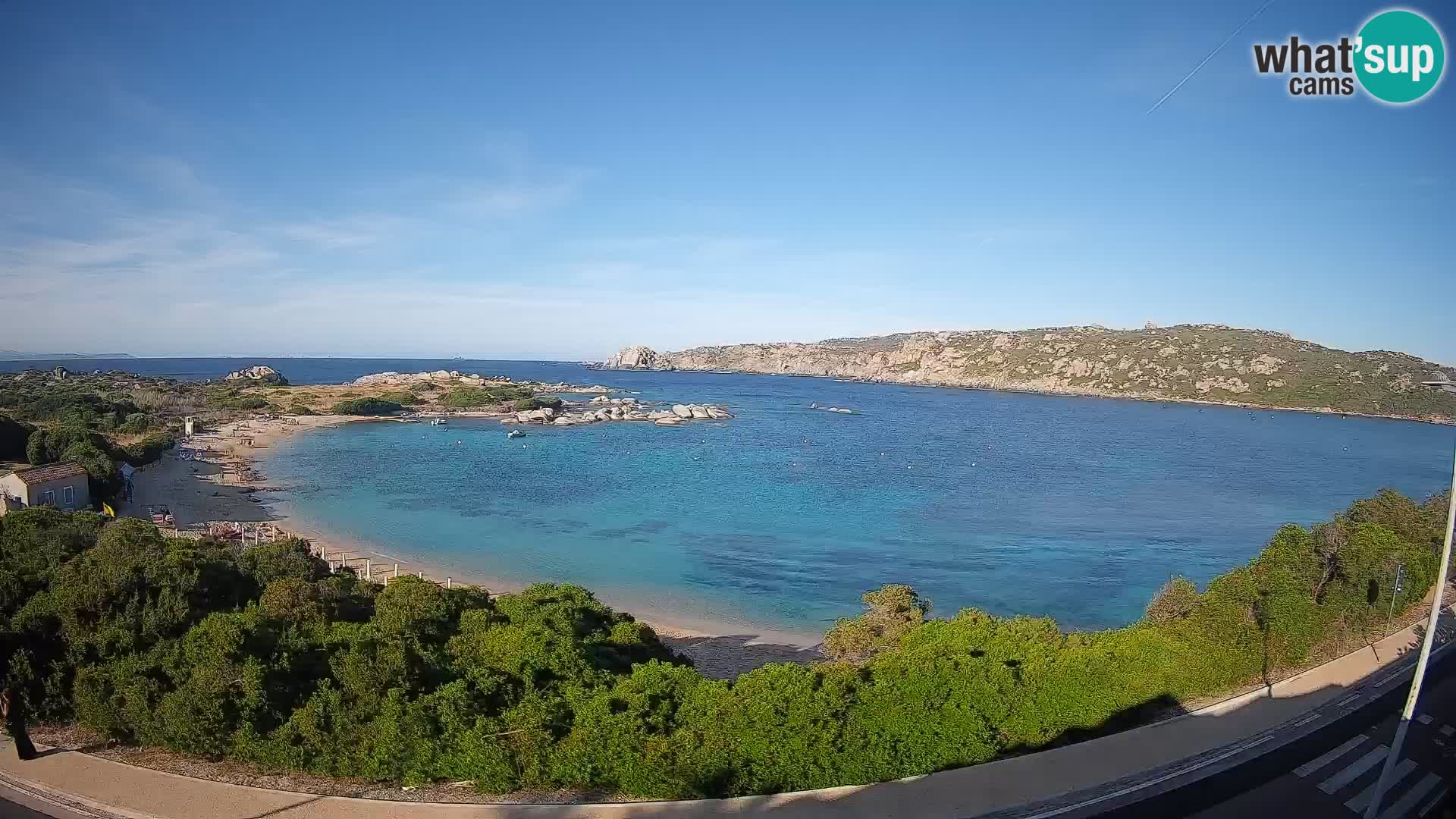 Web kamera Rena di Levante – Pogled uživo s Capo Testa