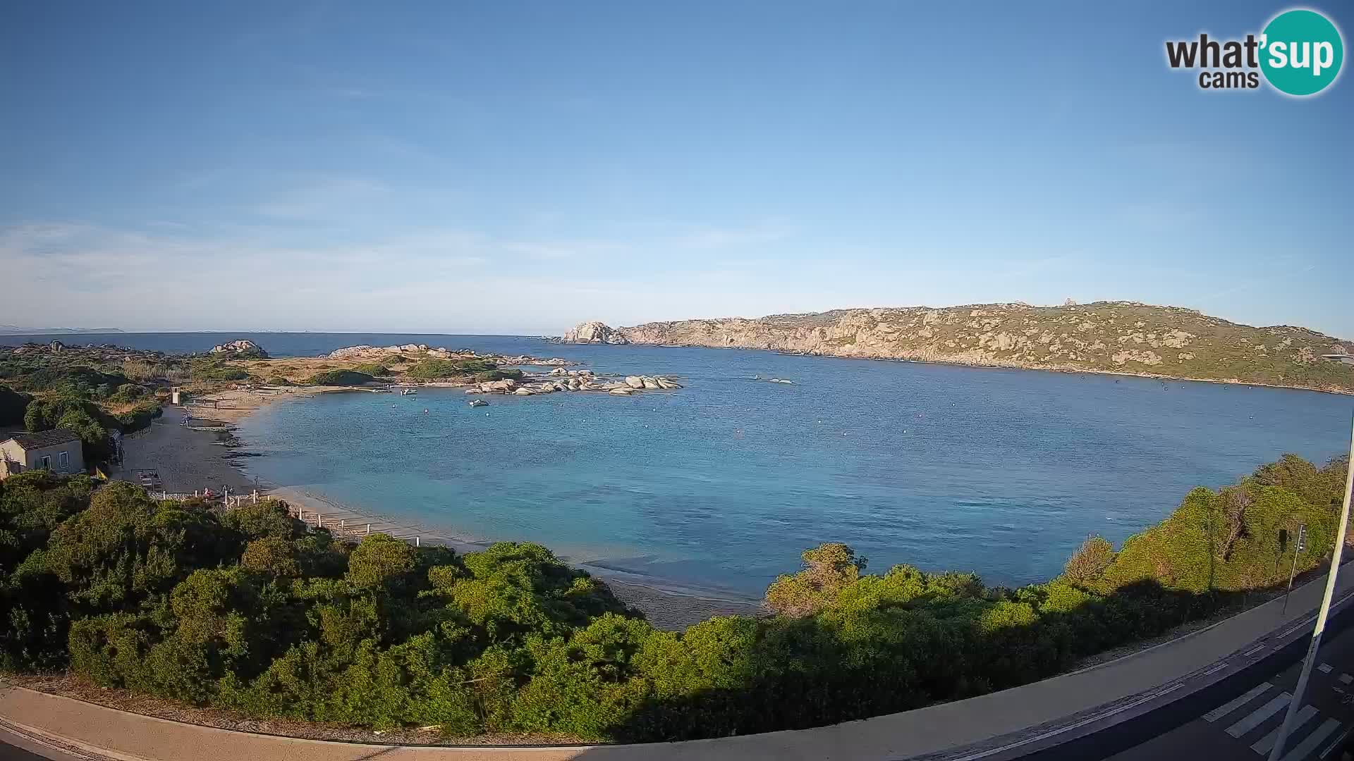 Webcam Rena di Levante – Live View from Capo Testa