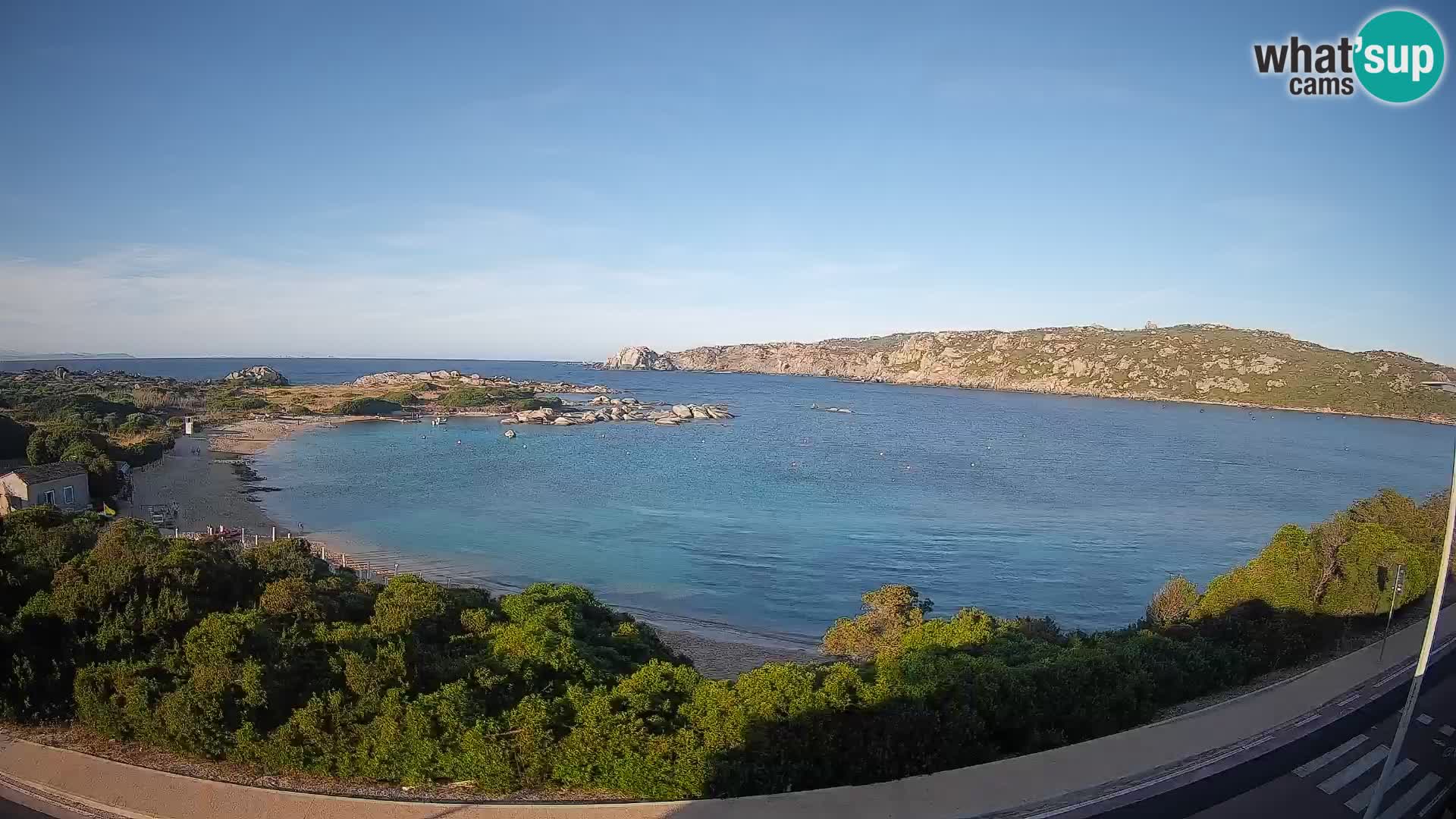 Webcam Rena di Levante – Live View from Capo Testa