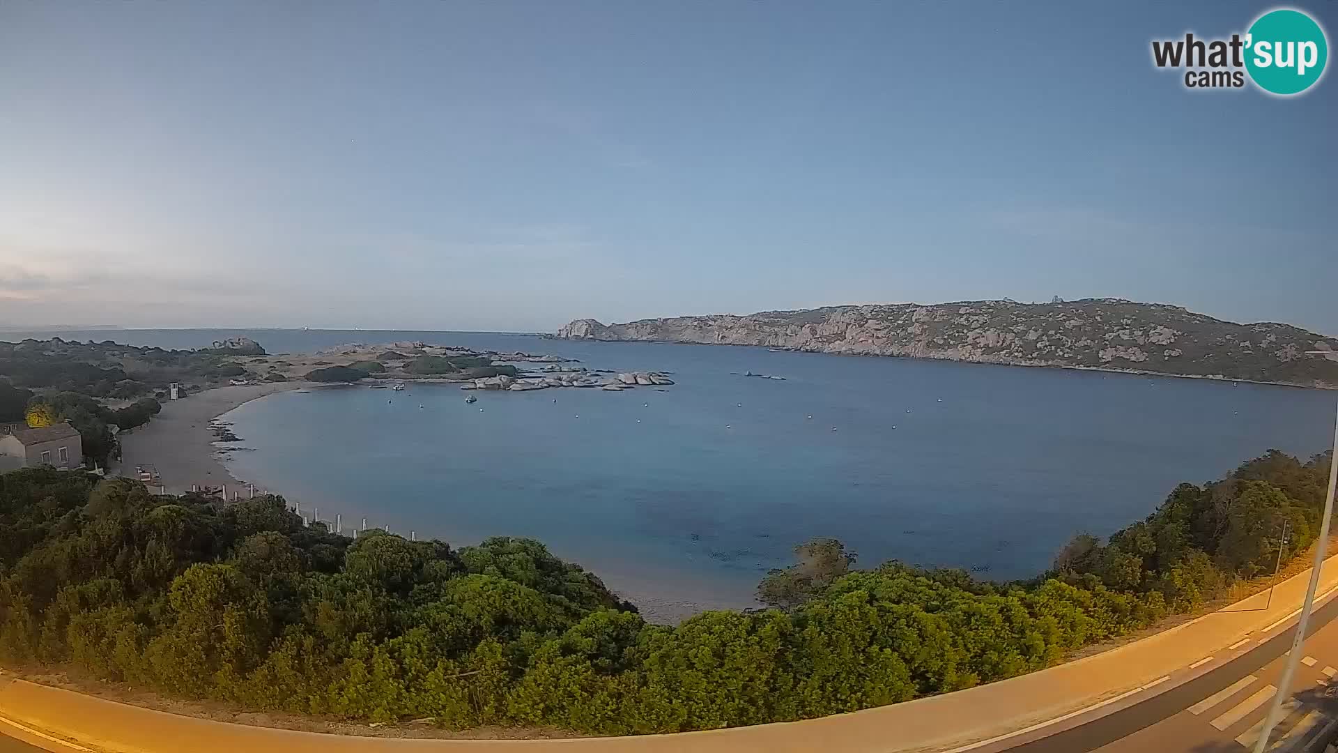 Web kamera Rena di Levante – Pogled uživo s Capo Testa