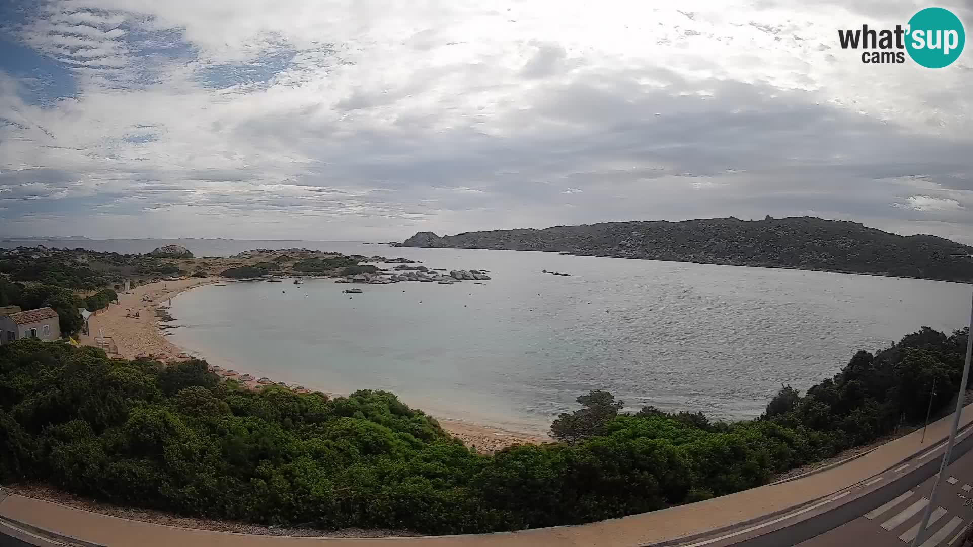 Webcam Rena di Levante – Live View from Capo Testa