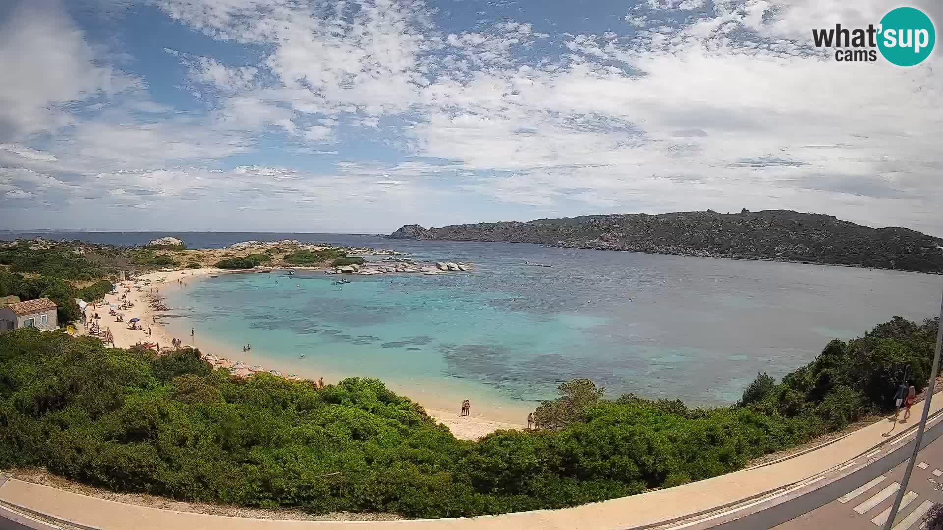 Webcam Rena di Levante – Live View from Capo Testa