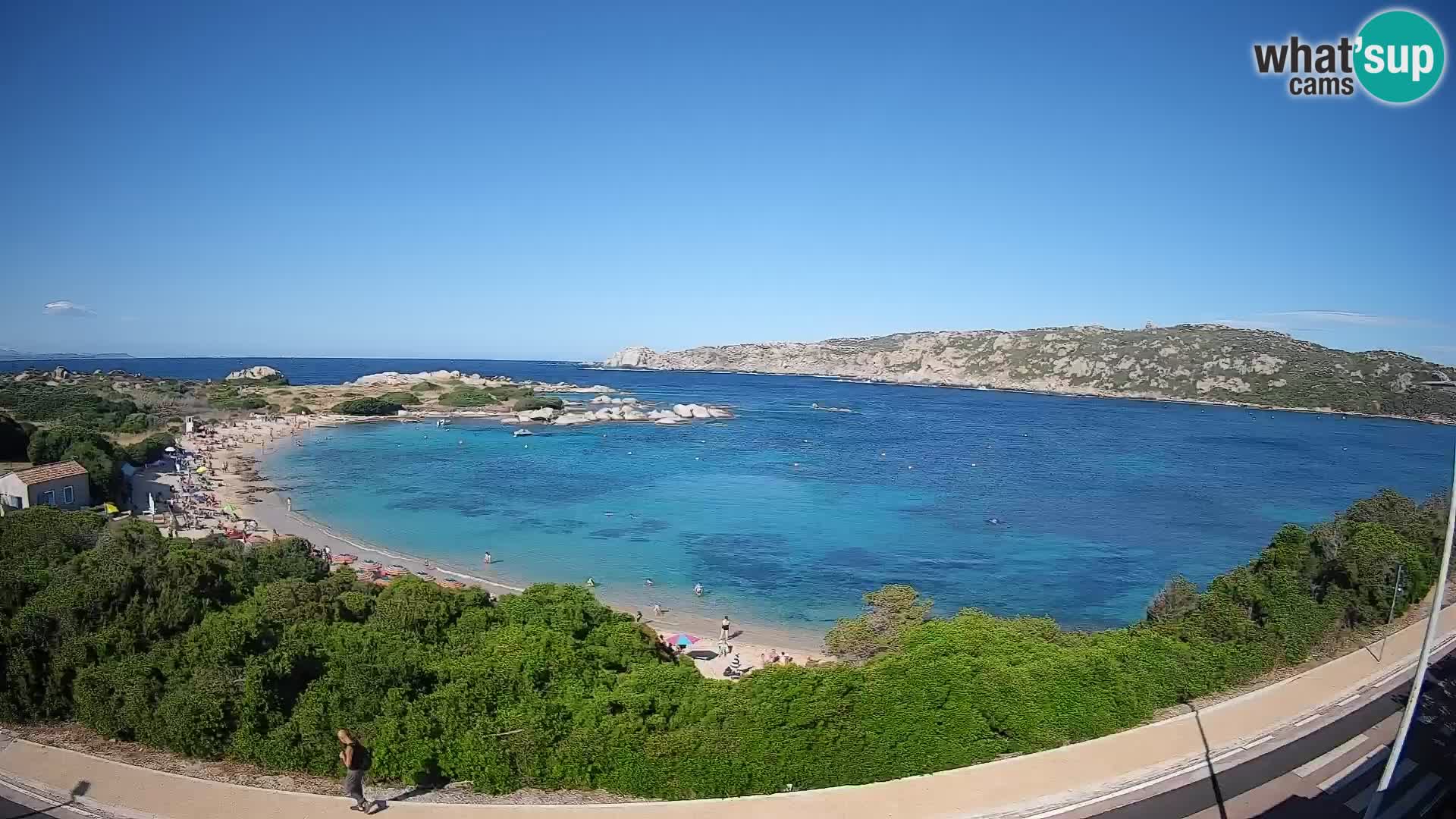 Webcam Rena di Levante – Live View from Capo Testa