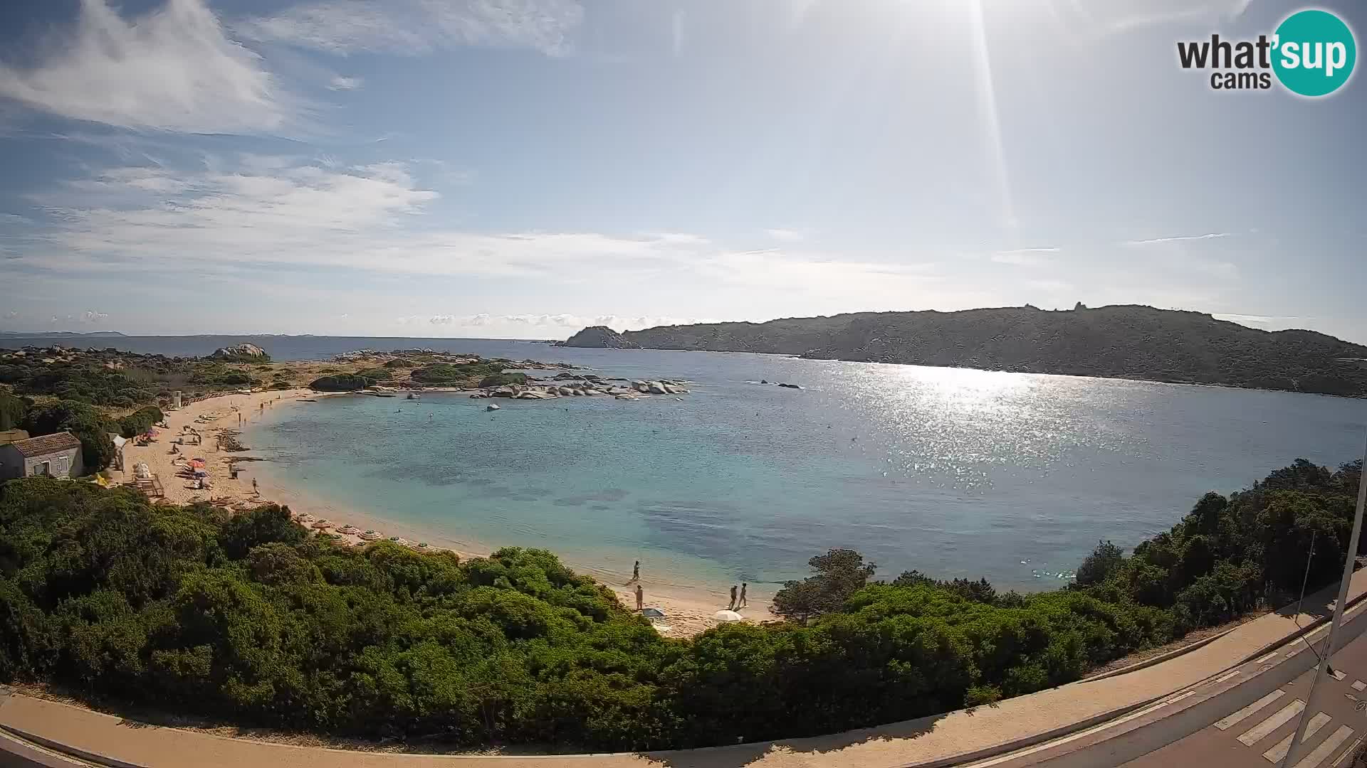 Spletna kamera Rena di Levante – Pogled v živo na Capo Testa