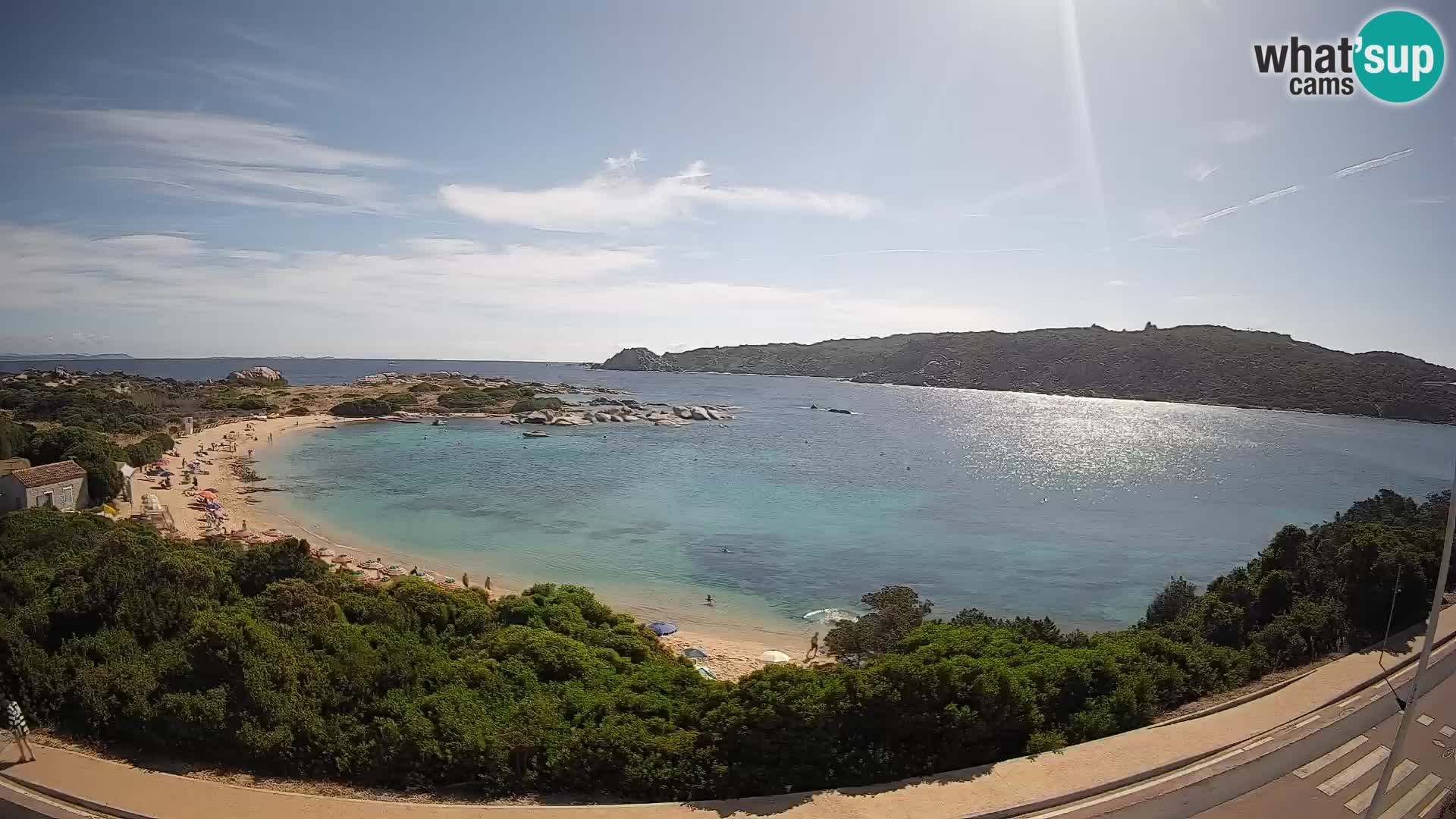 Spletna kamera Rena di Levante – Pogled v živo na Capo Testa