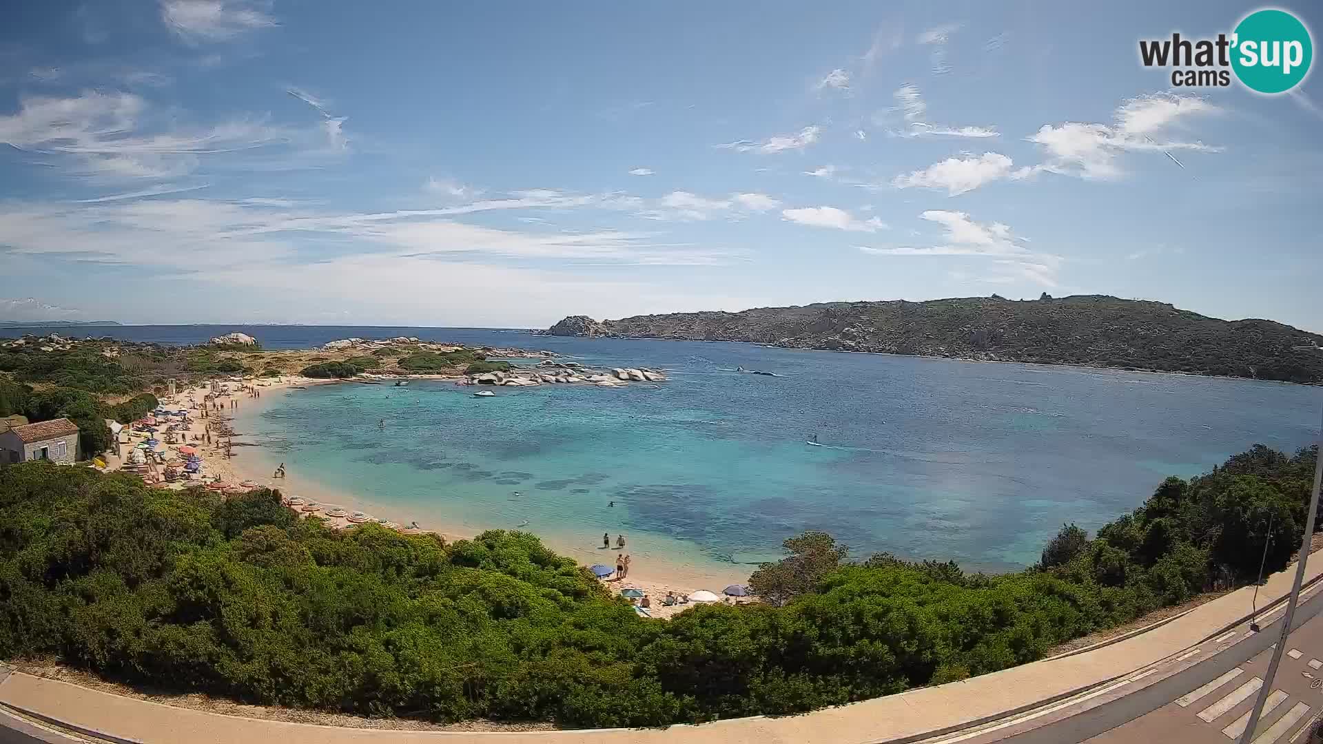 Spletna kamera Rena di Levante – Pogled v živo na Capo Testa