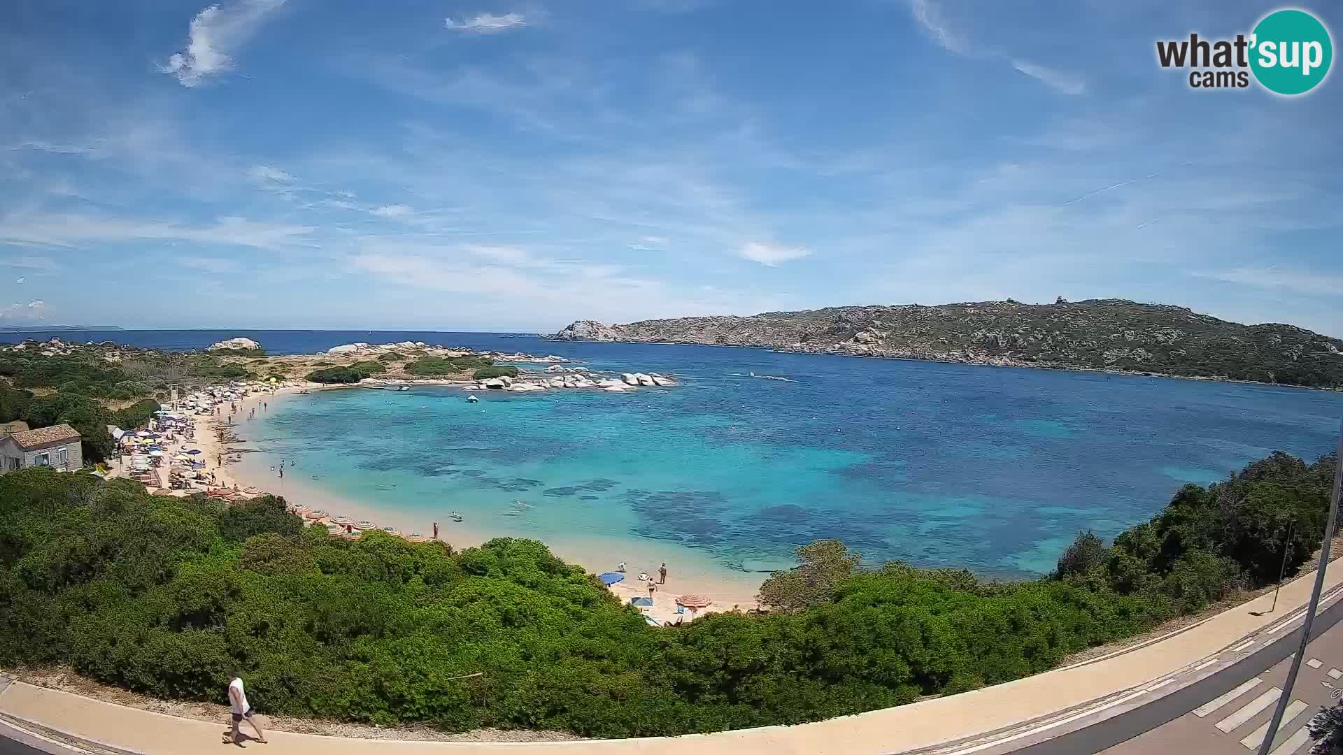 Spletna kamera Rena di Levante – Pogled v živo na Capo Testa