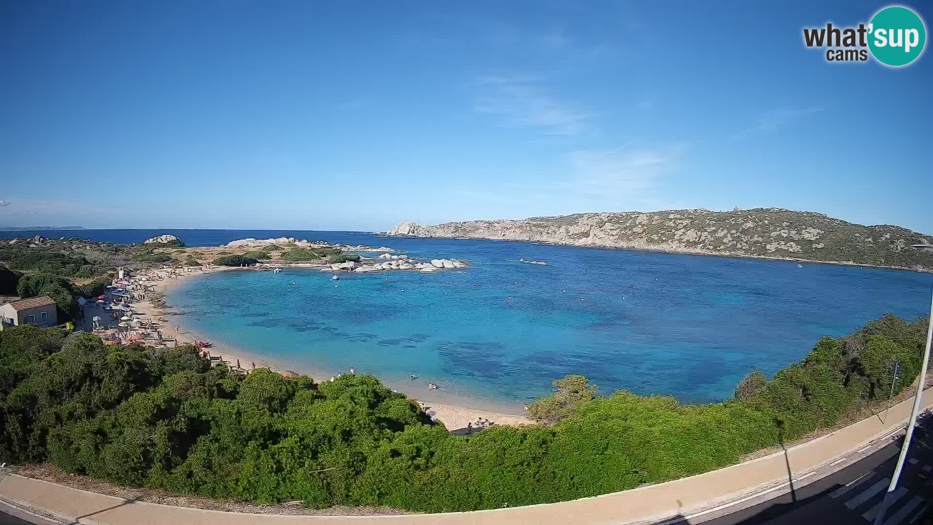 Webcam Rena di Levante – Live View from Capo Testa