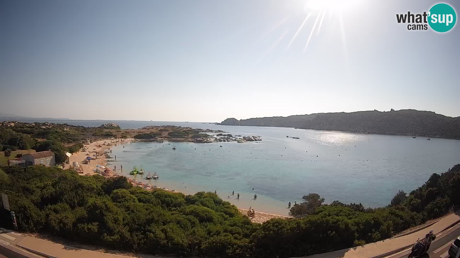 Spletna kamera Rena di Levante – Pogled v živo na Capo Testa