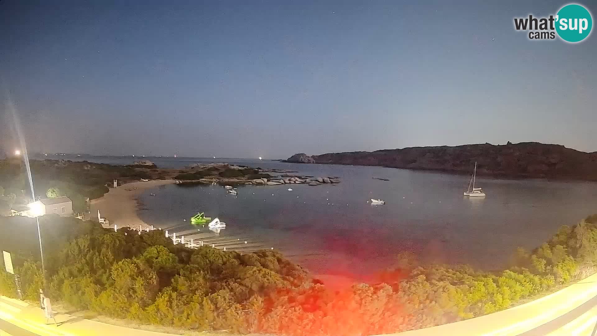 Spletna kamera Rena di Levante – Pogled v živo na Capo Testa