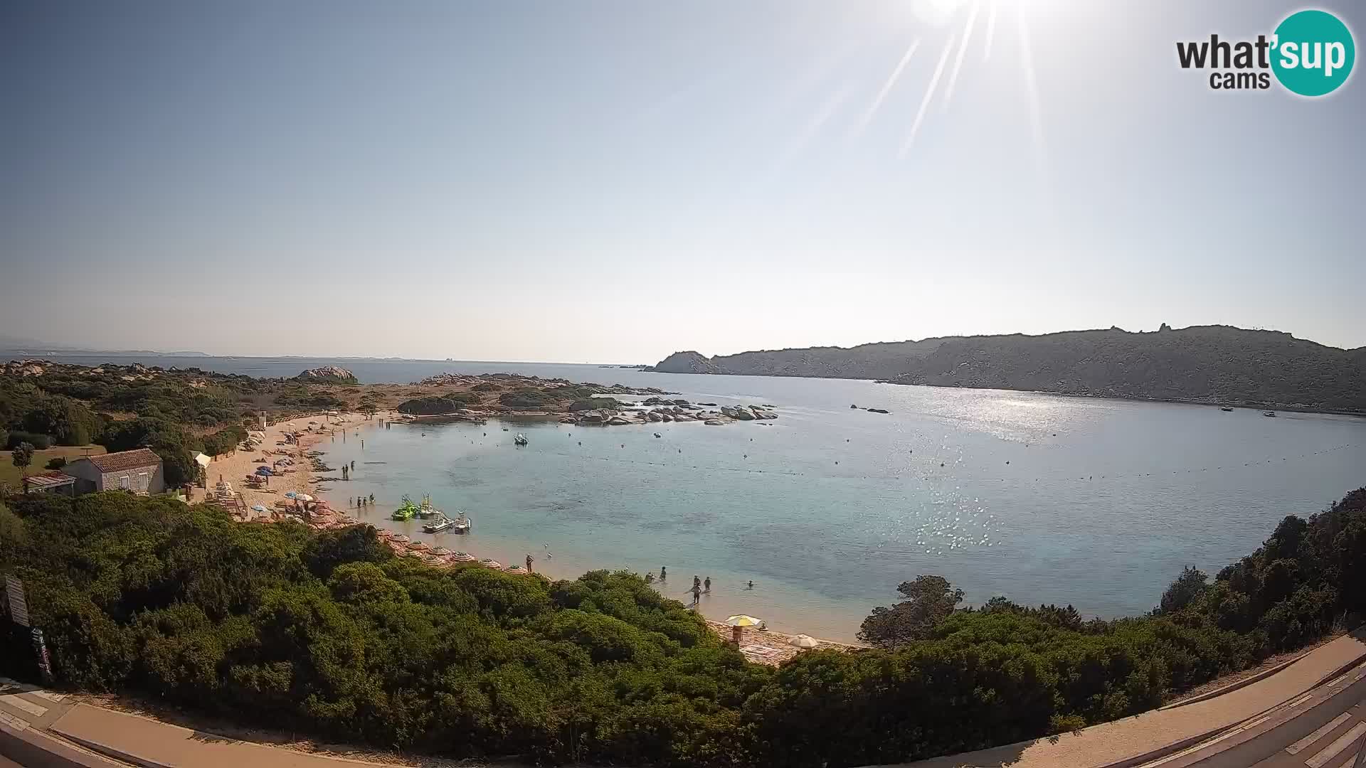 Spletna kamera Rena di Levante – Pogled v živo na Capo Testa