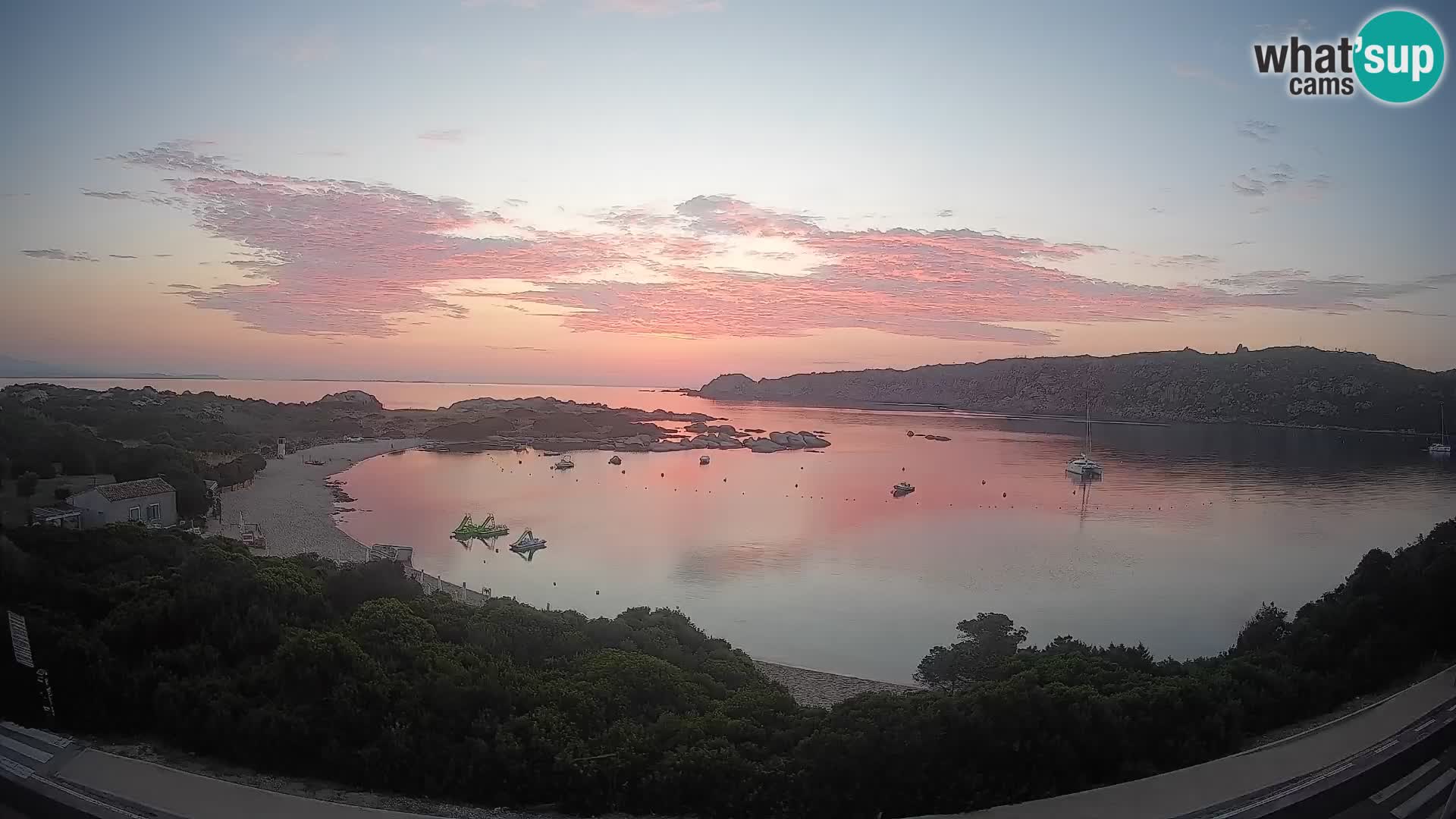 Webcam Rena di Levante – Live View from Capo Testa