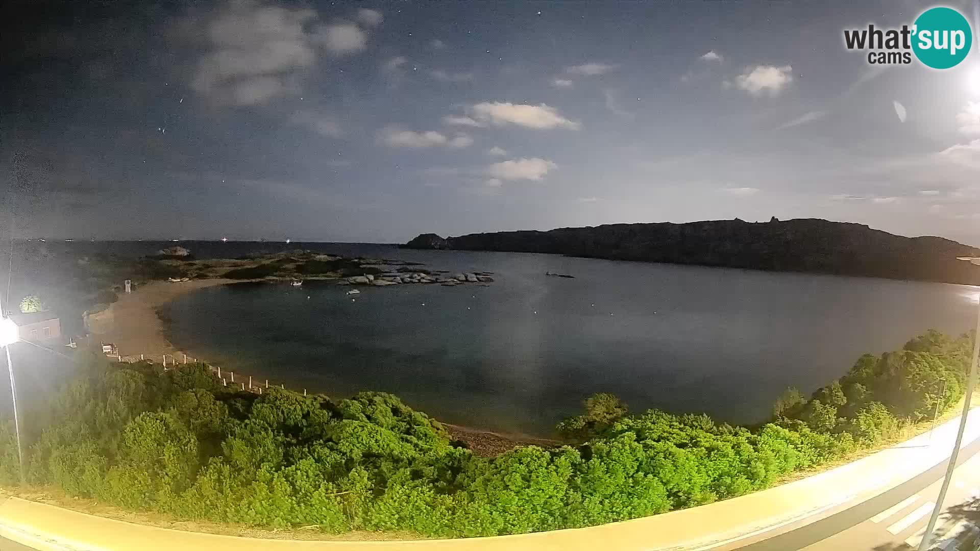 Spletna kamera Rena di Levante – Pogled v živo na Capo Testa