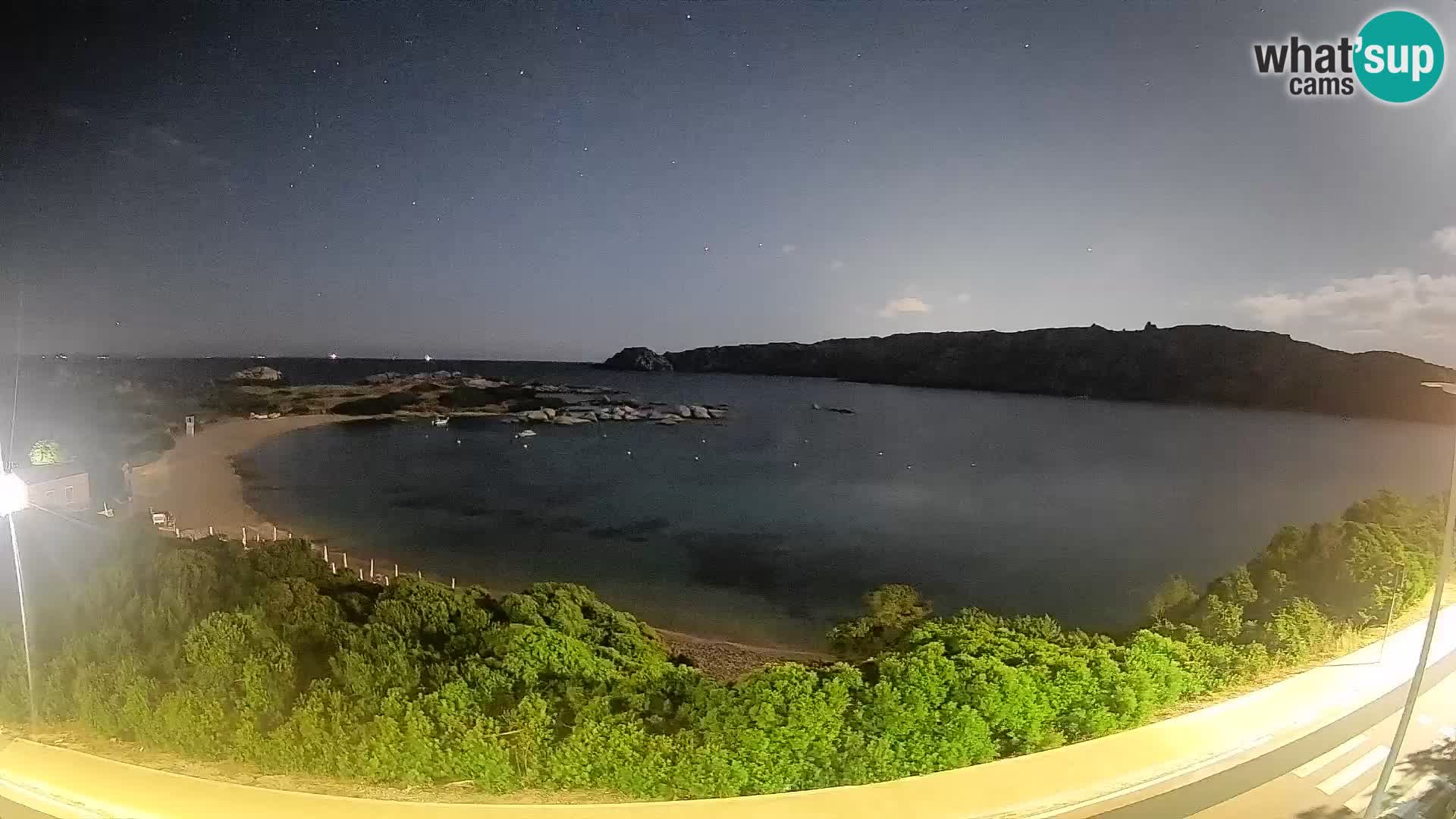 Spletna kamera Rena di Levante – Pogled v živo na Capo Testa