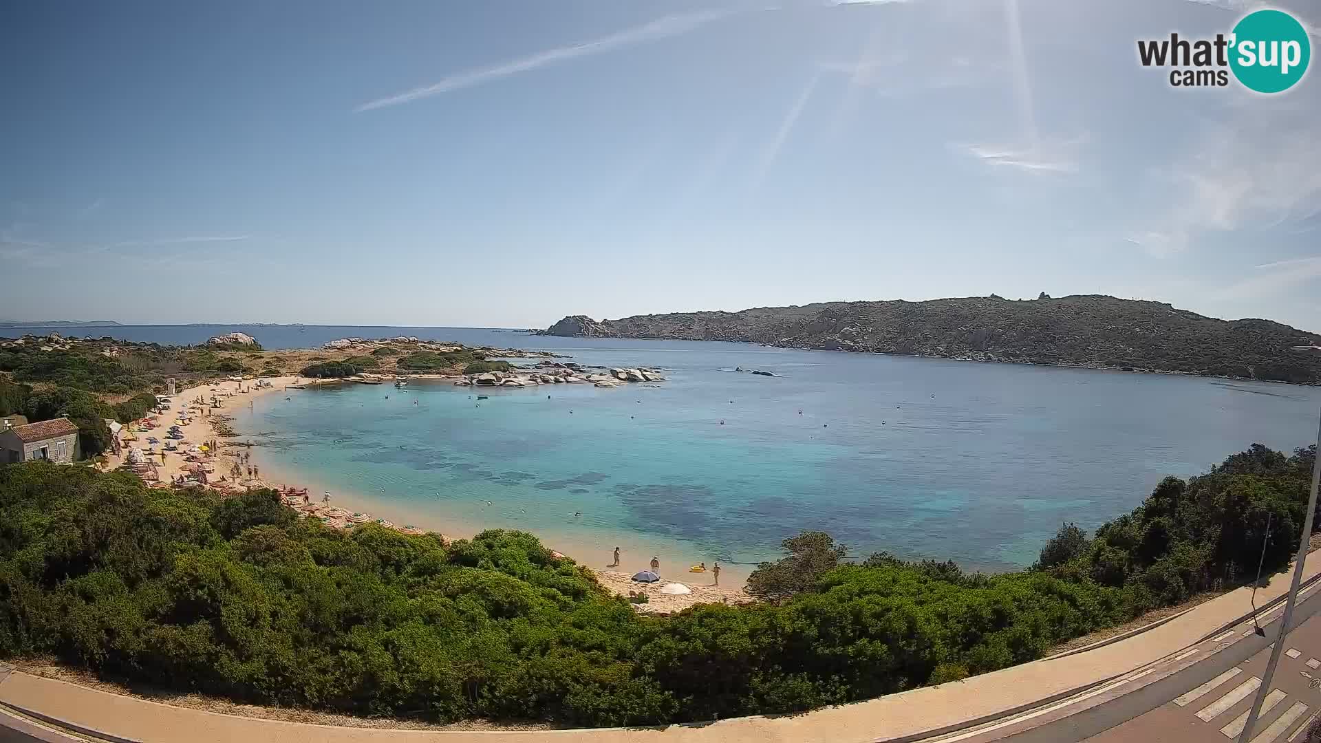 Web kamera Rena di Levante – Pogled uživo s Capo Testa