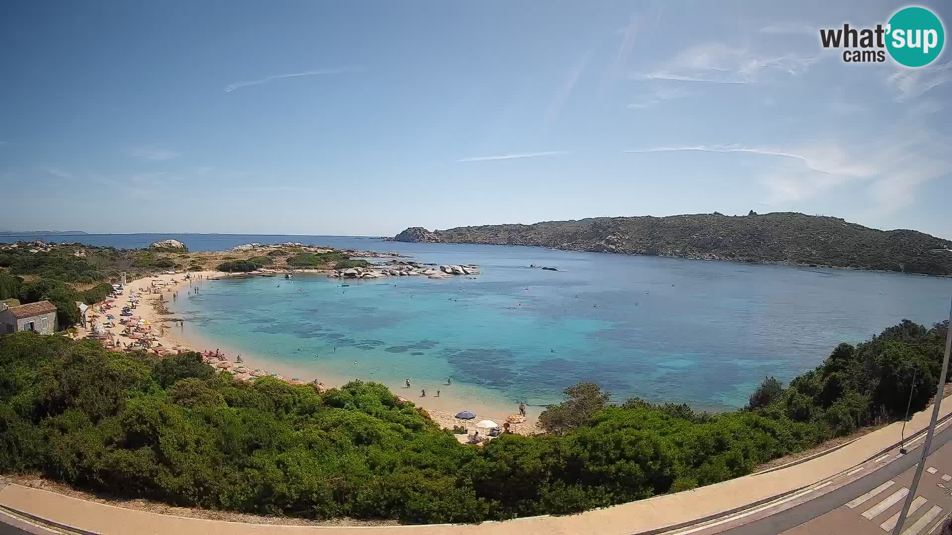 Spletna kamera Rena di Levante – Pogled v živo na Capo Testa