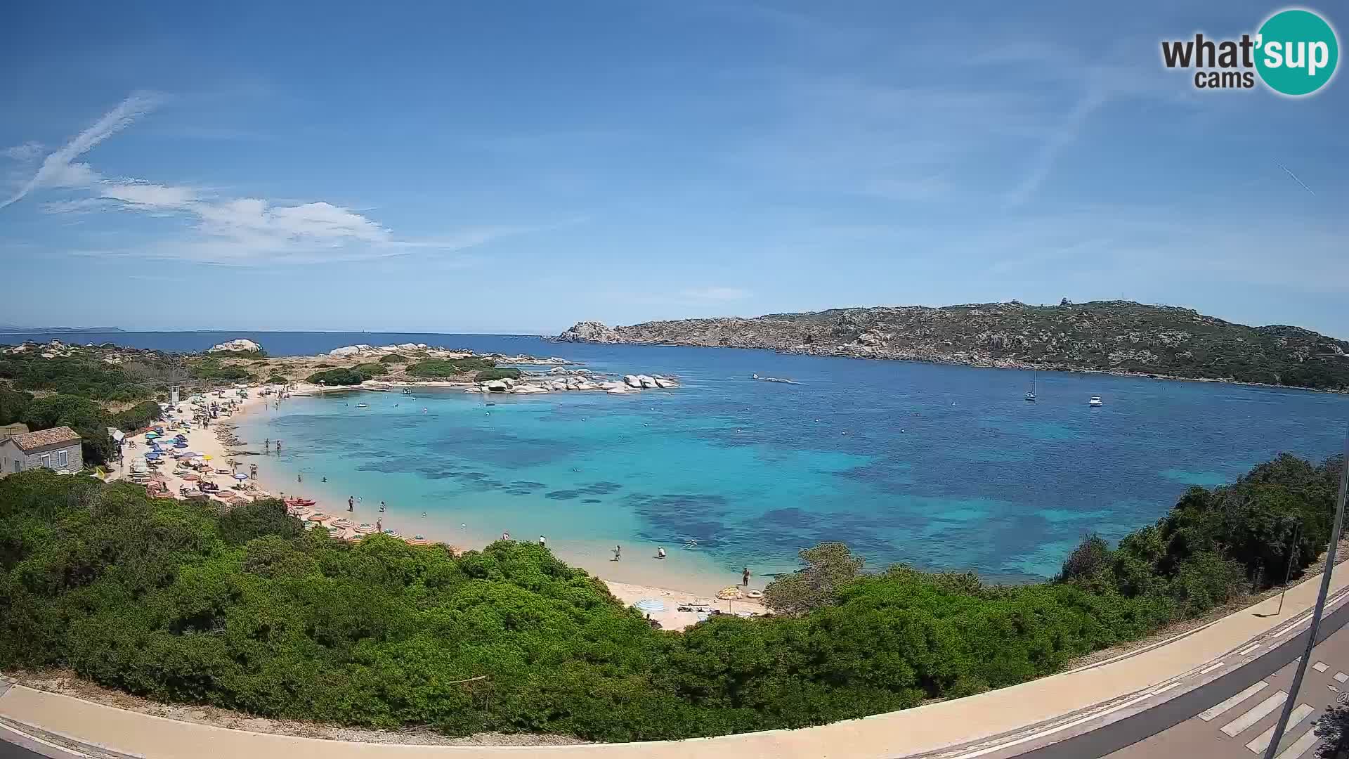Web kamera Rena di Levante – Pogled uživo s Capo Testa