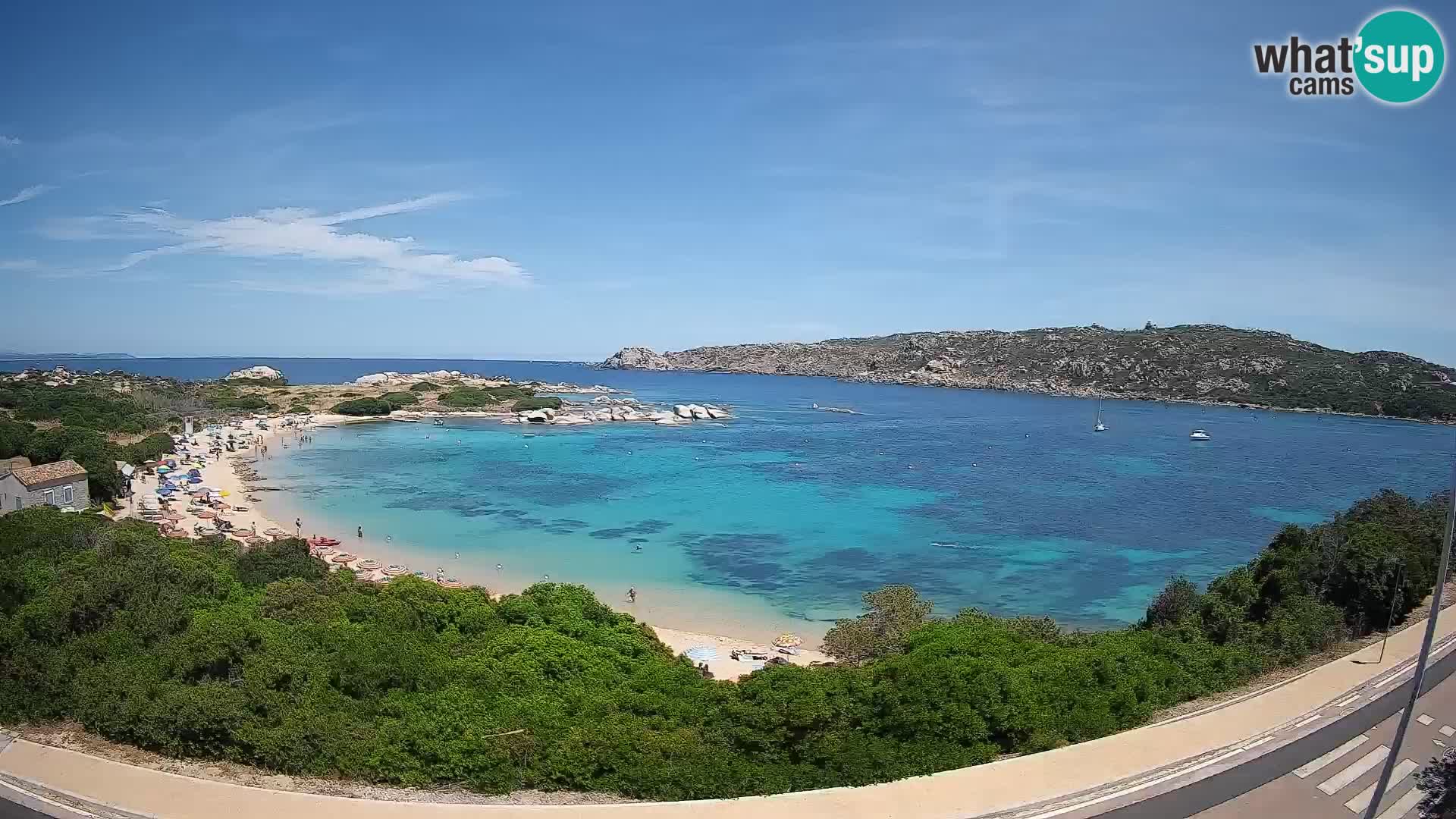 Webcam Rena di Levante – Live View from Capo Testa
