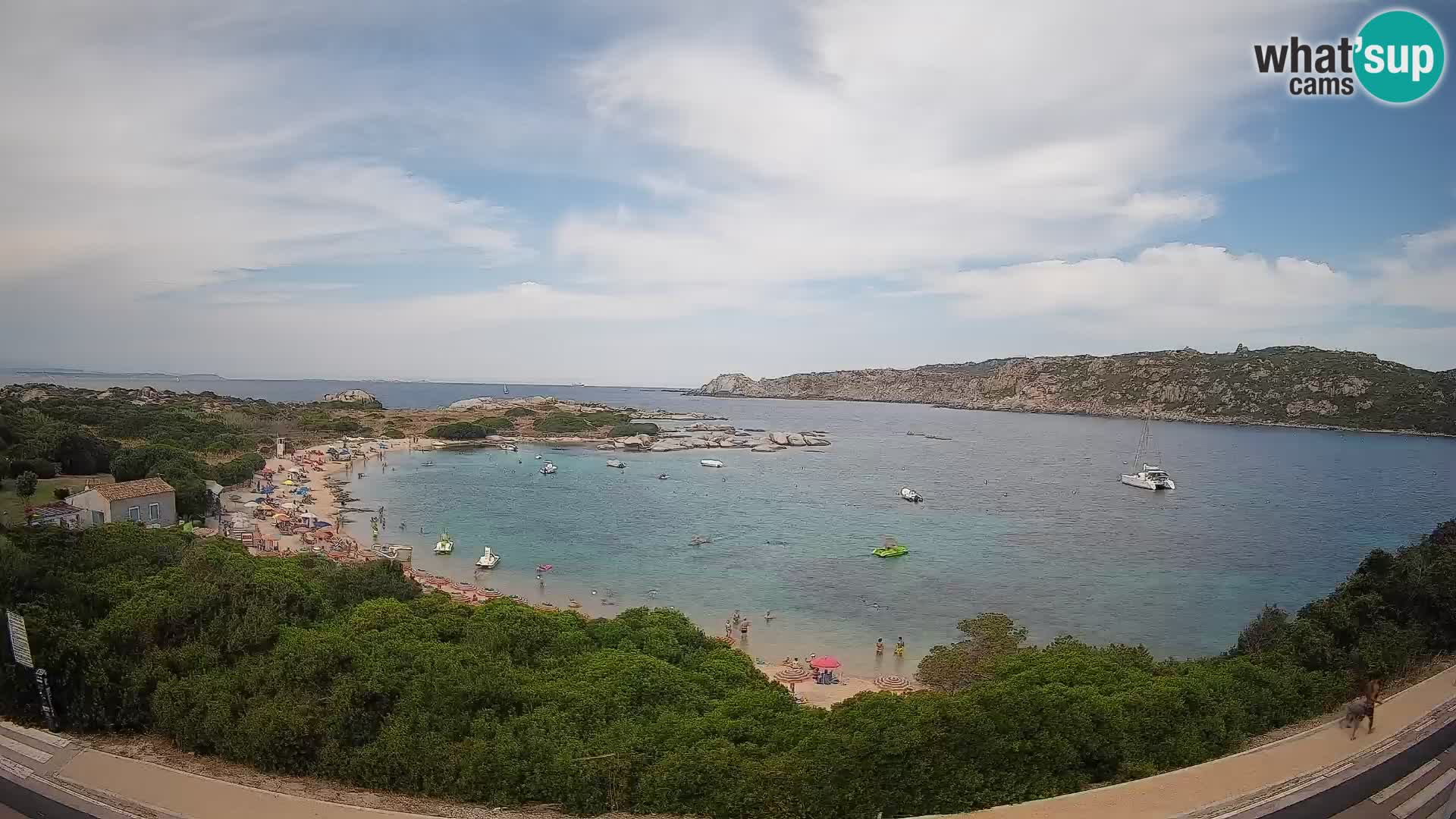 Webcam Rena di Levante – Live View from Capo Testa