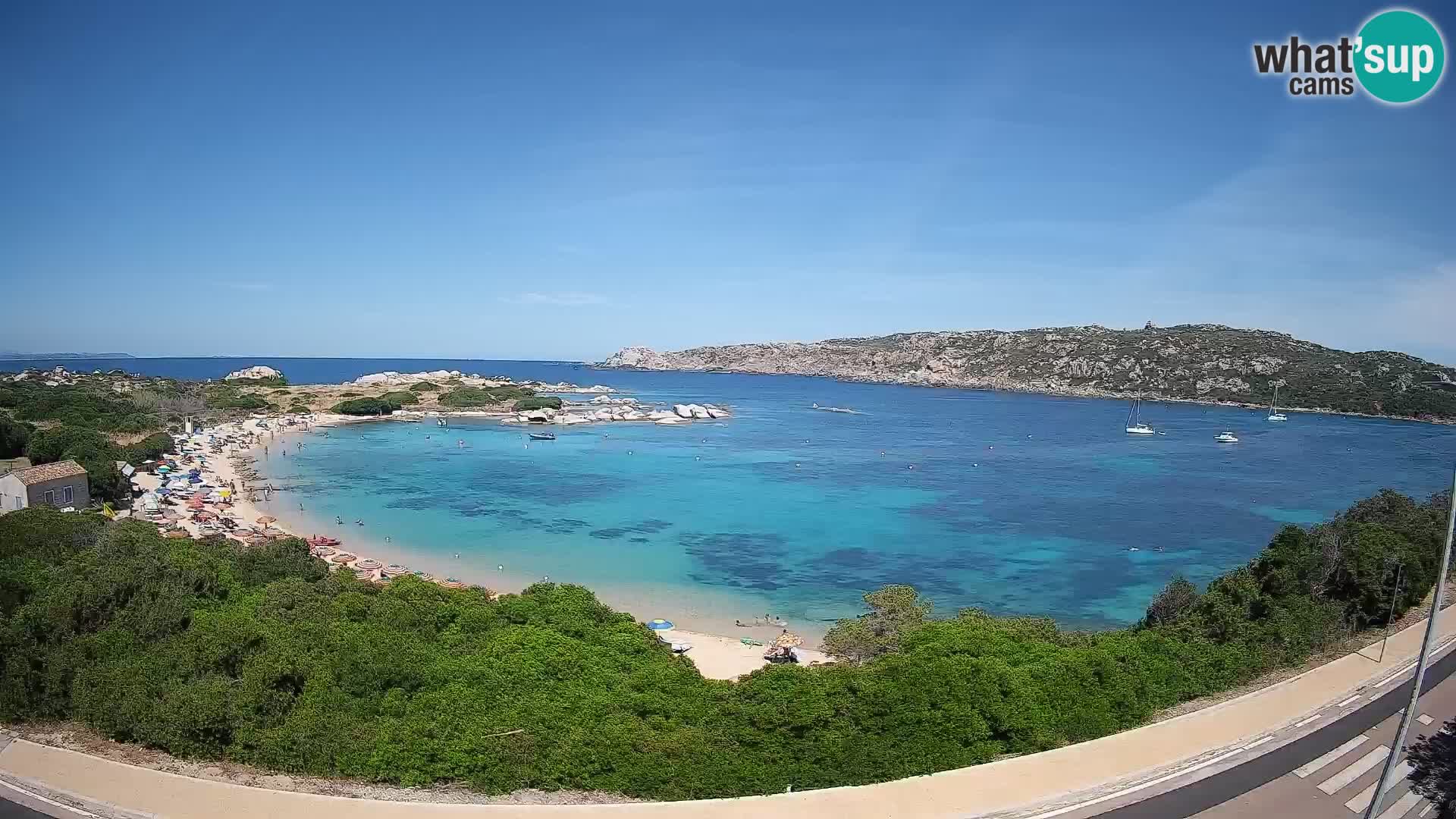 Webcam Rena di Levante – Live View from Capo Testa