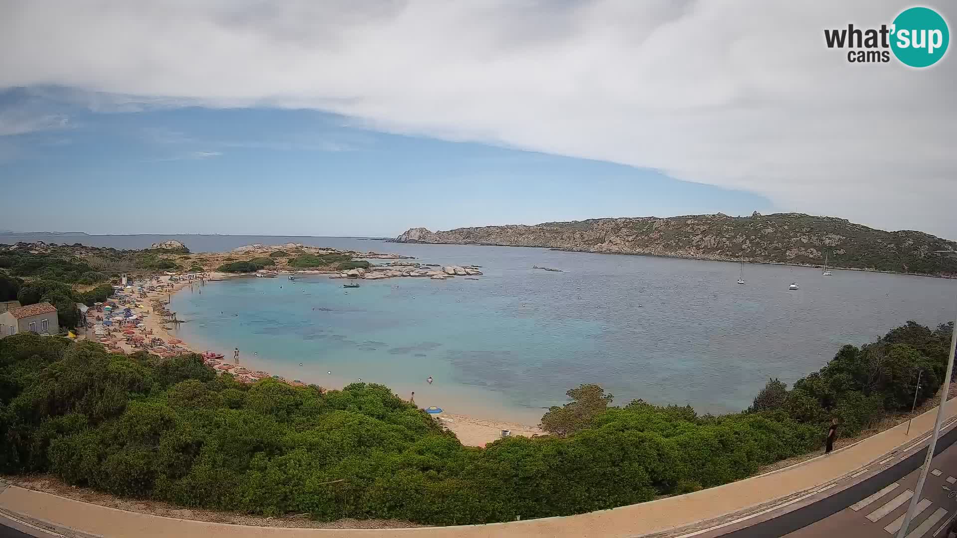 Webcam Rena di Levante – Live View from Capo Testa